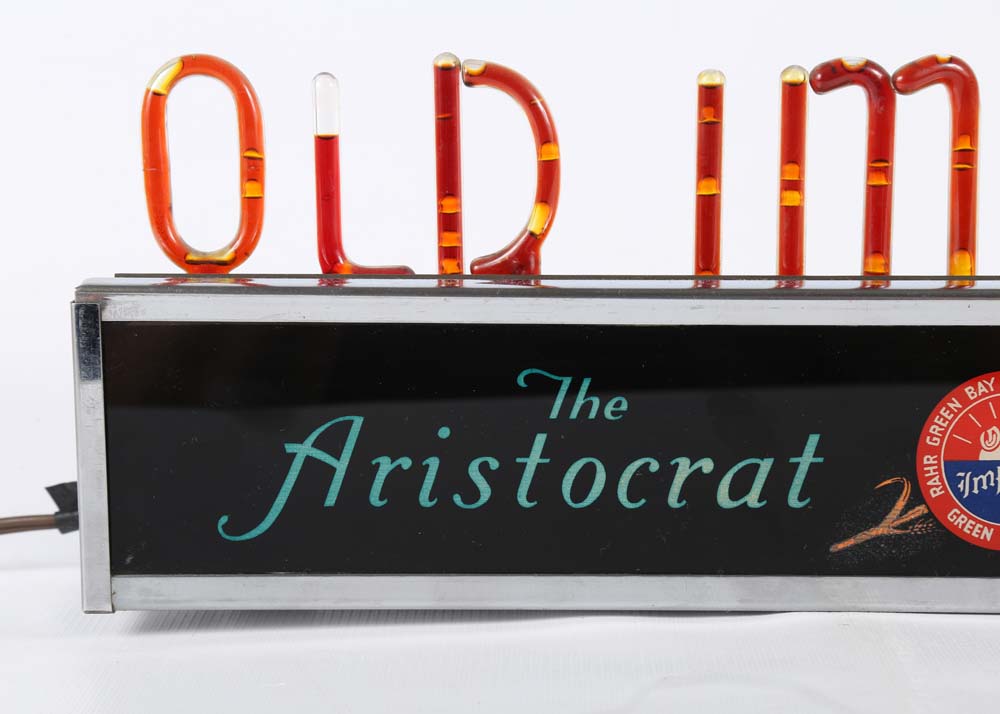 Vintage Old Imperial Neon Beer Sign