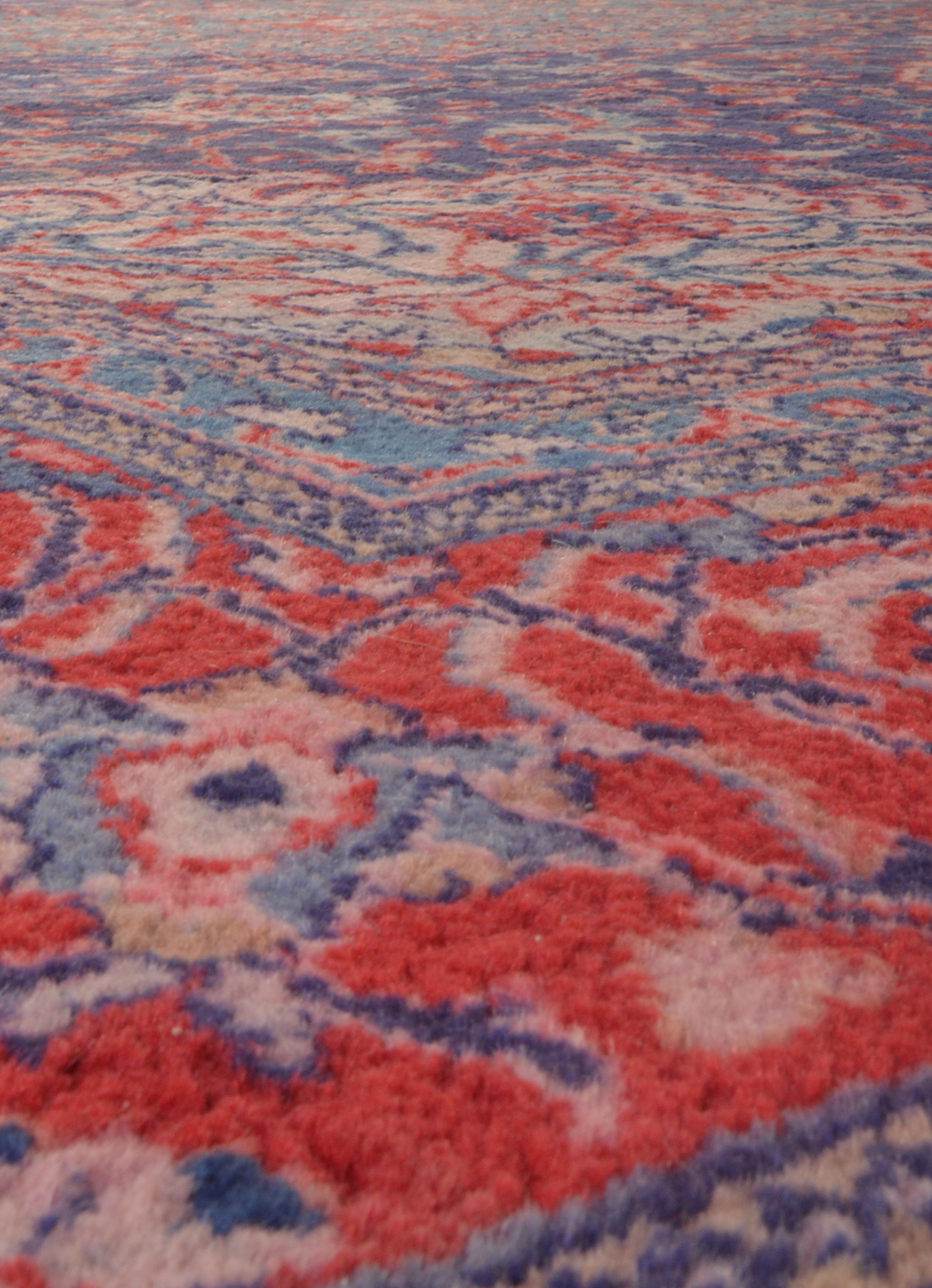 Hand-Knotted Indo-Isfahan Wool Room Sized Rug