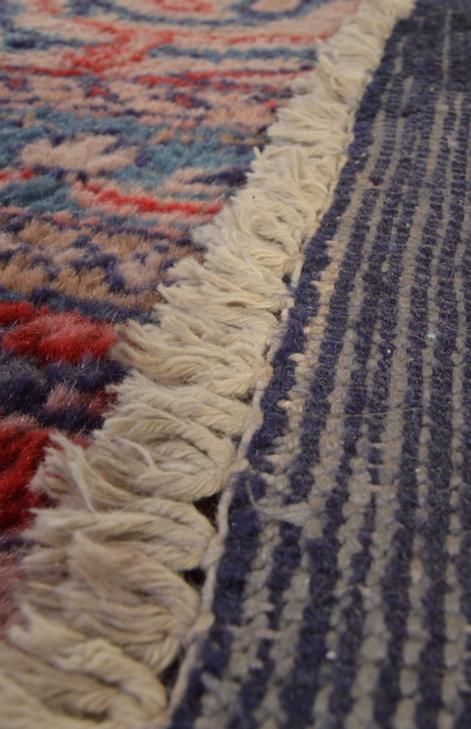 Hand-Knotted Indo-Isfahan Wool Room Sized Rug