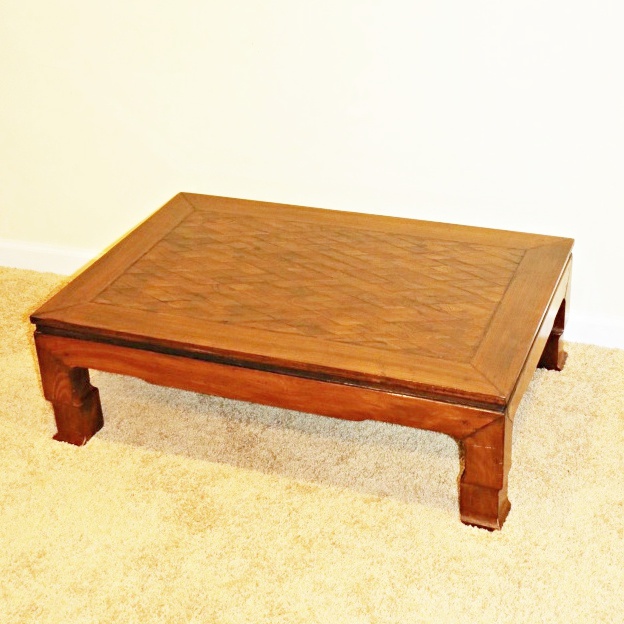 Vintage Korean Wooden Low Table