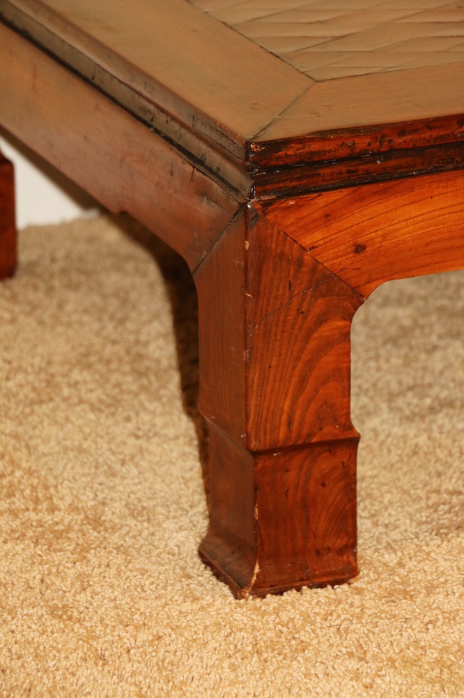 Vintage Korean Wooden Low Table