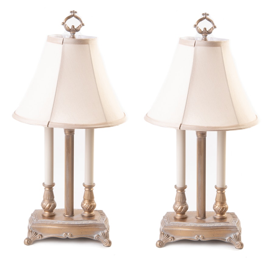 Bouillotte Style Table Lamps