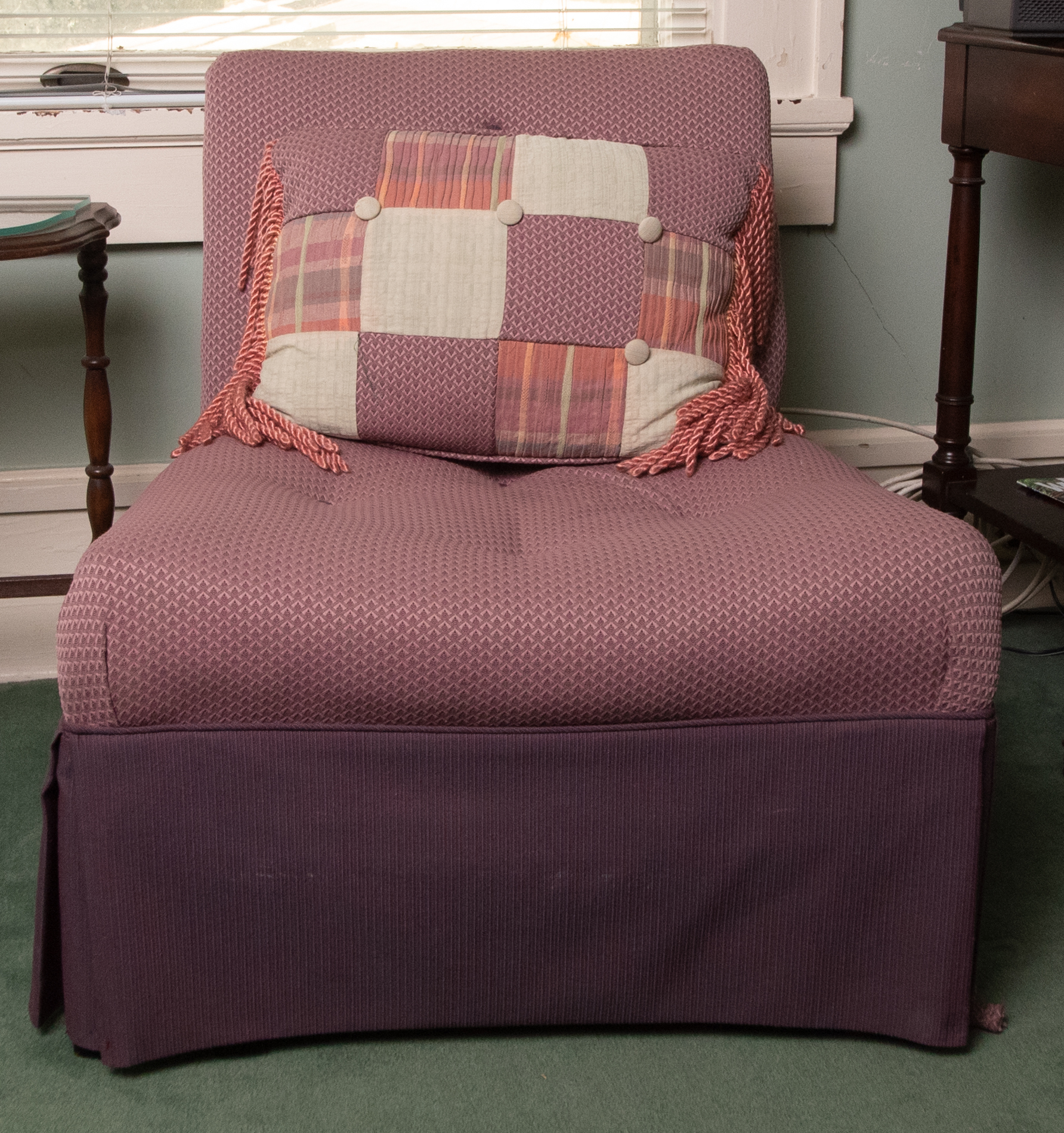 Contemporary Upholstered Slipper Chairs