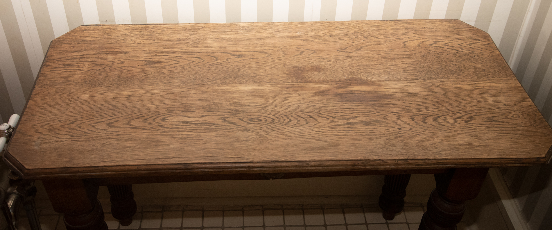 Antique English Oak Work Table