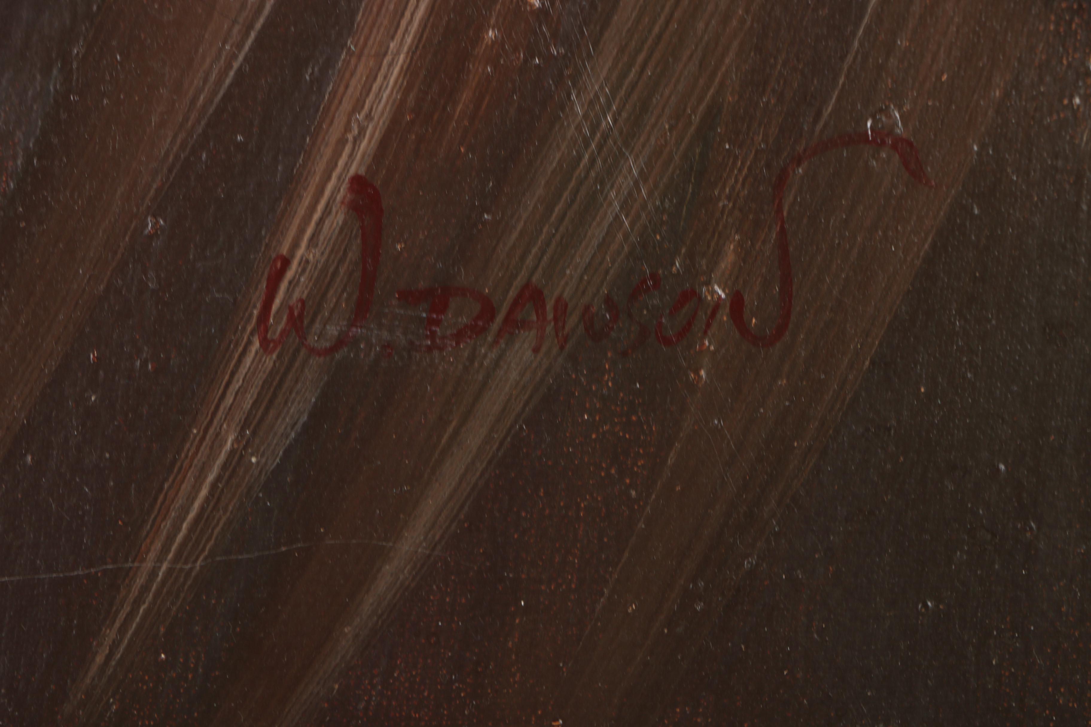 W. Dawson Portrait Oil Painting