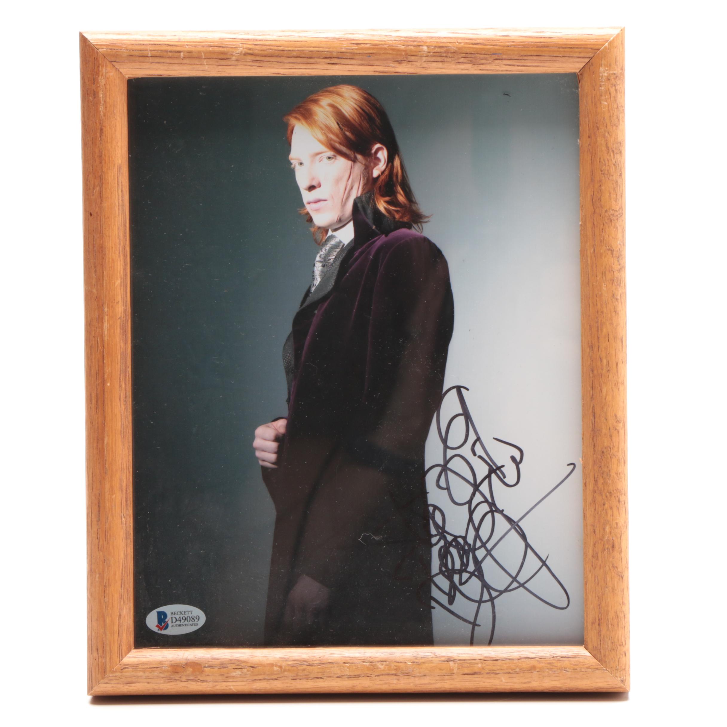 Domhnall Gleeson Autographed Portrait as Bill Weasley from "Harry Potter" Movies