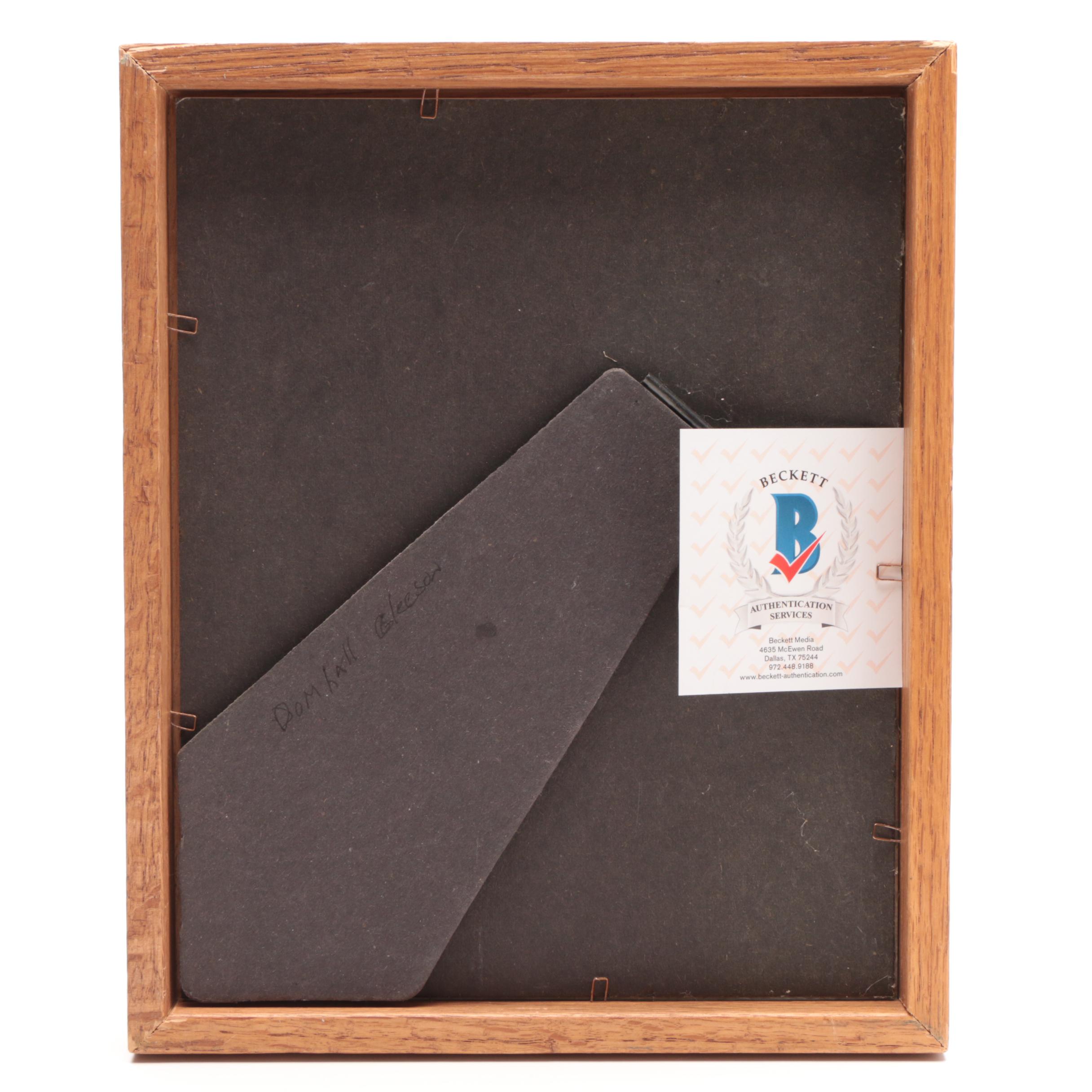 Domhnall Gleeson Autographed Portrait as Bill Weasley from "Harry Potter" Movies