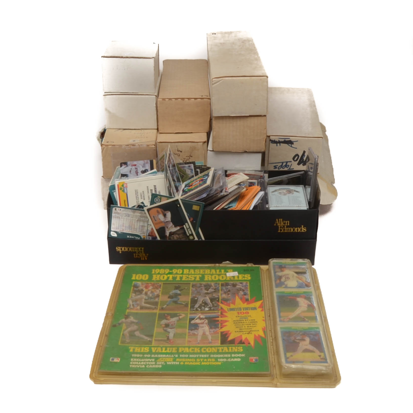 Massive Collection of 1980s-1990s Baseball, Football, and Basketball Cards