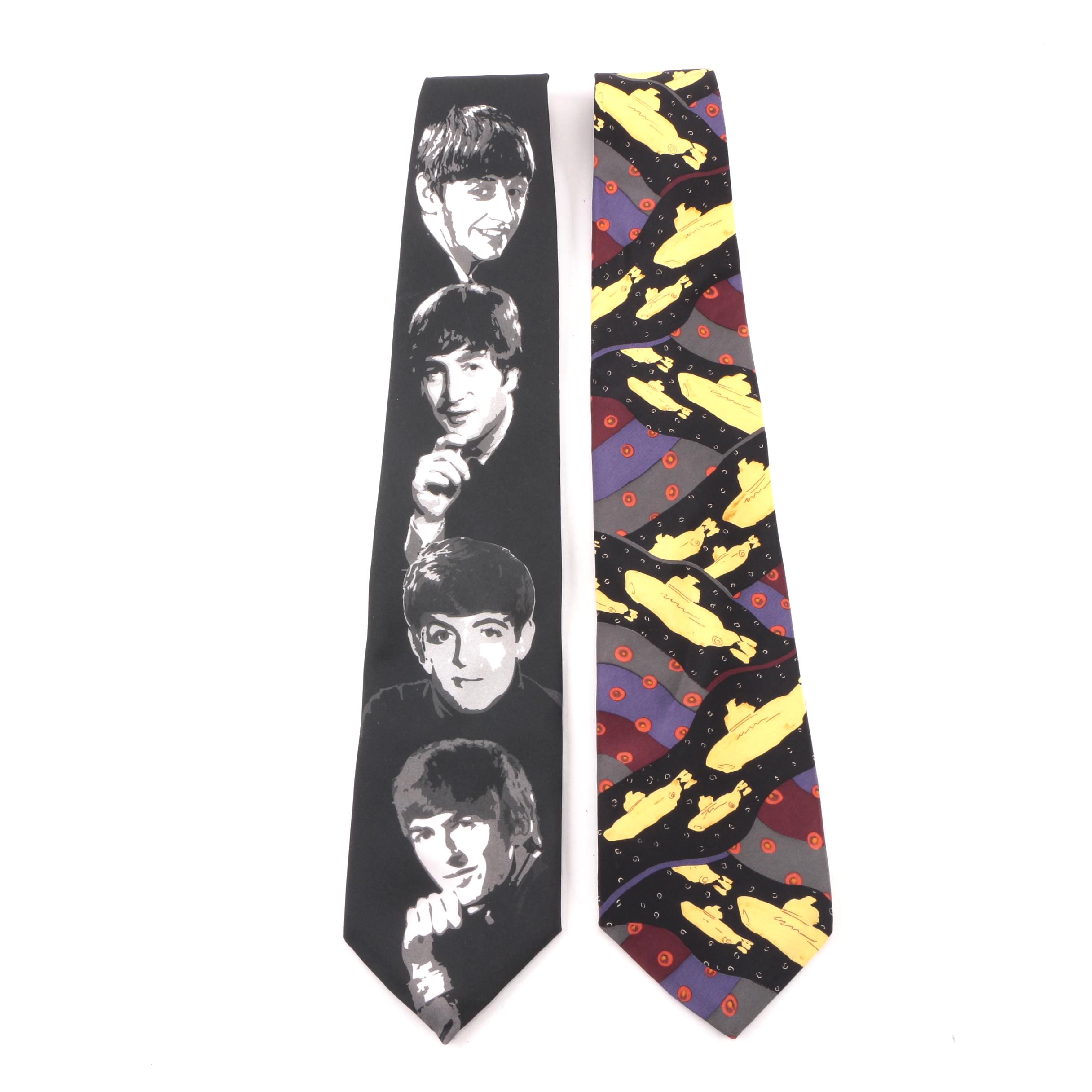 Ralph Marlin and Manhattan Menswear Group Beatles Themed Neckties