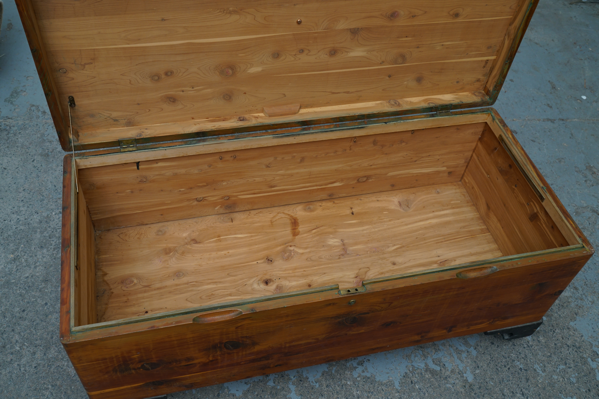 Vintage Cedar Chest on Casters