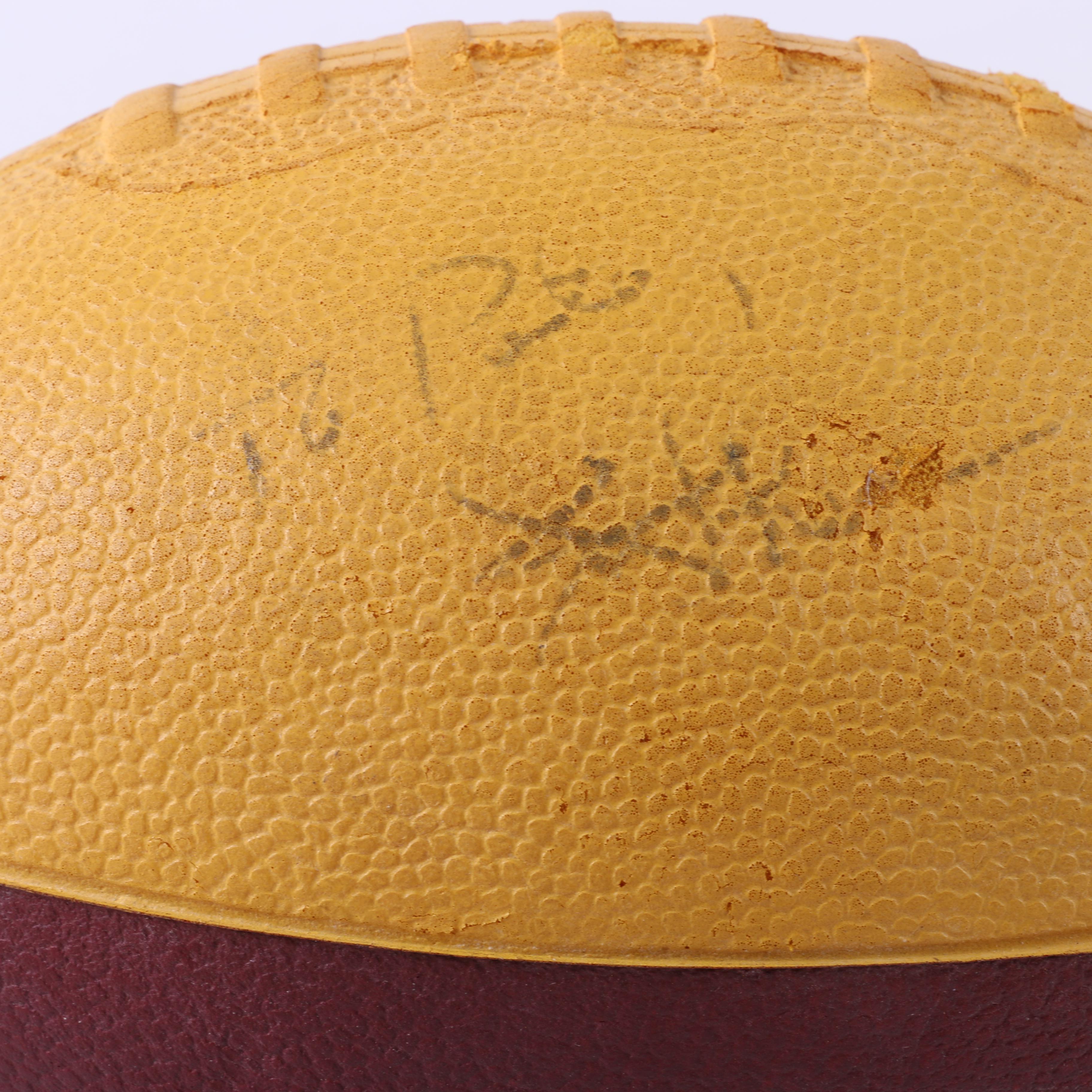 Multi-Autographed Footballs including Justin Tucker and 1996 Ravens Football