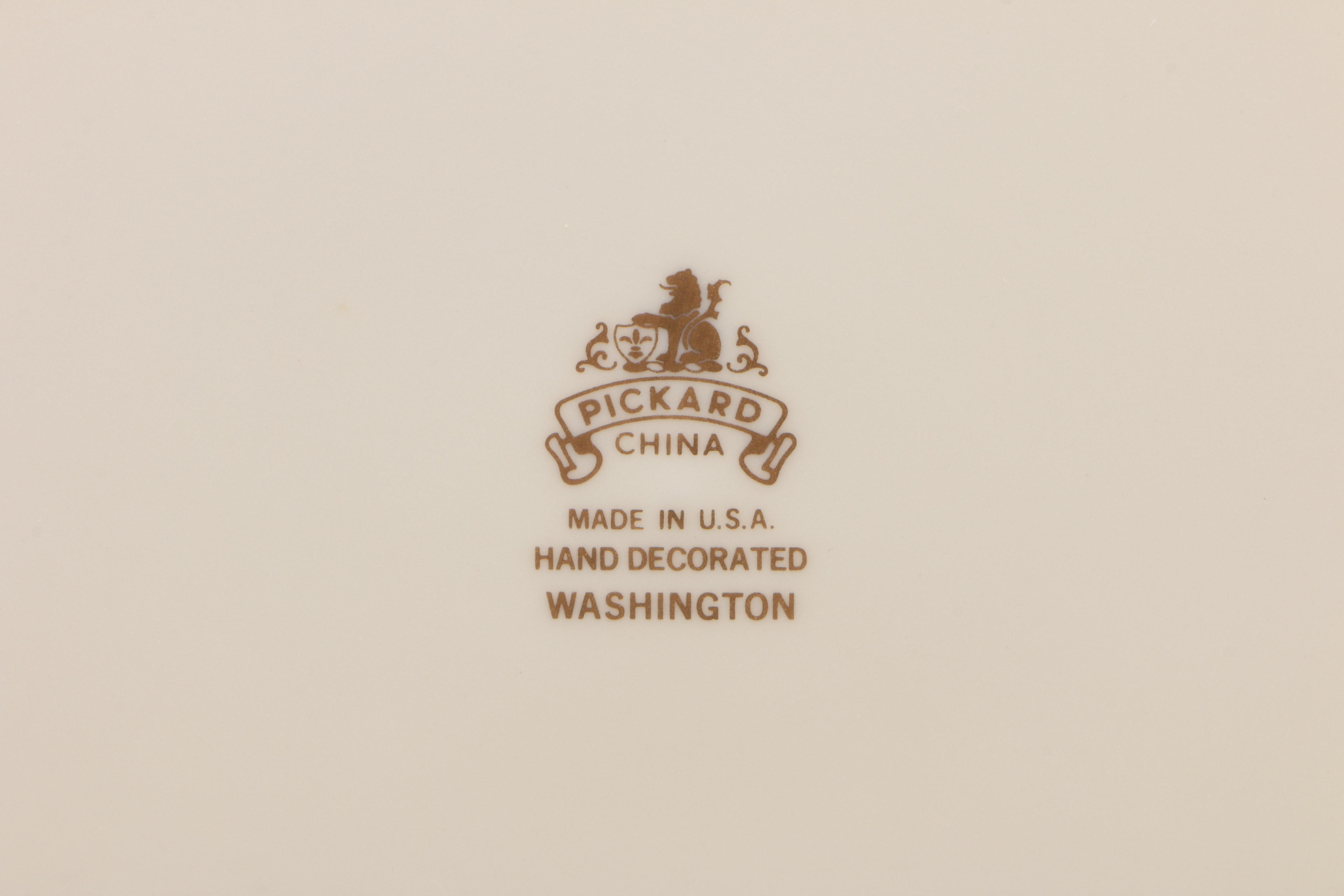 American Porcelain Dinner Service in the "Washington" Pattern, by Pickard