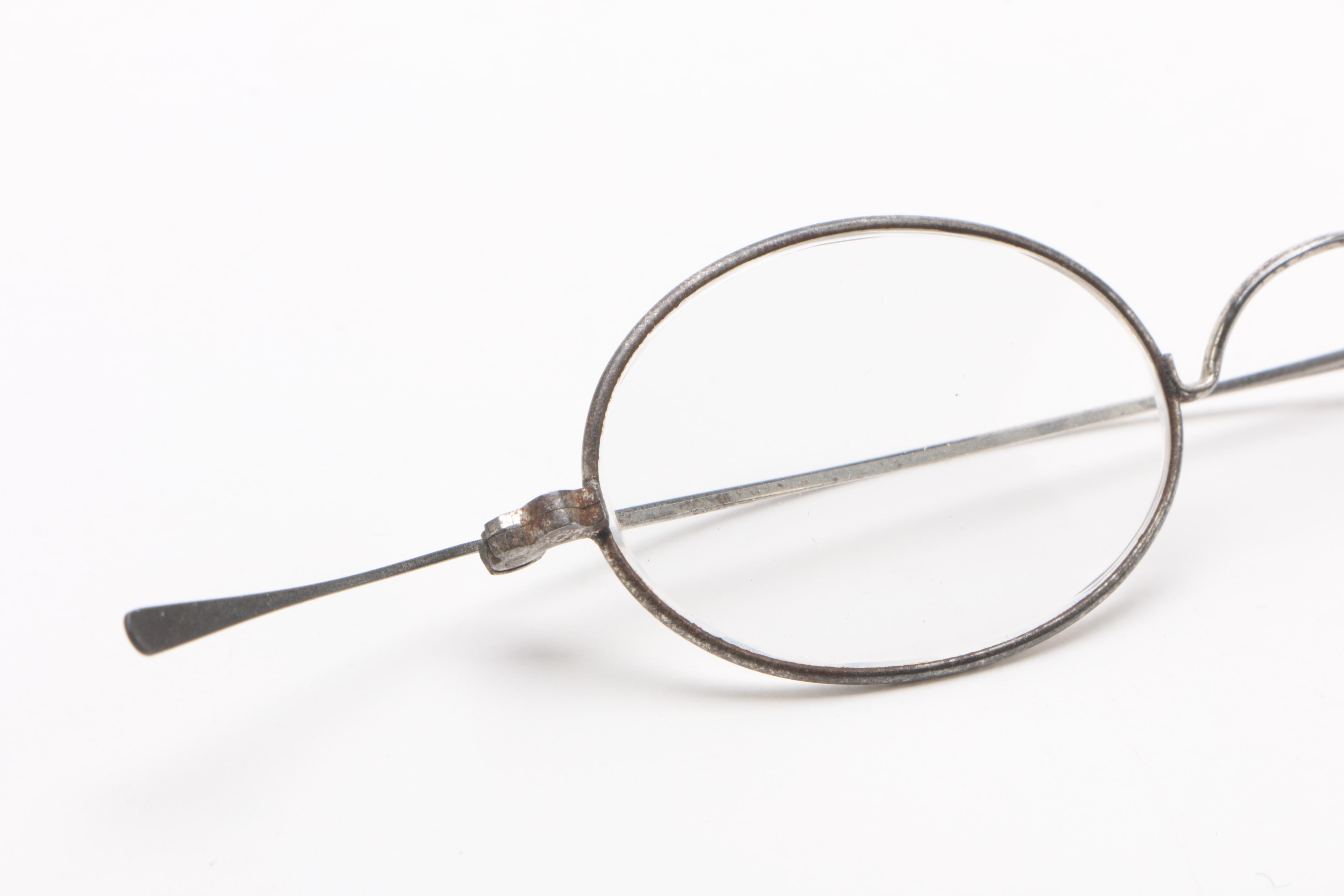 Antique Wire Frame Eyeglasses