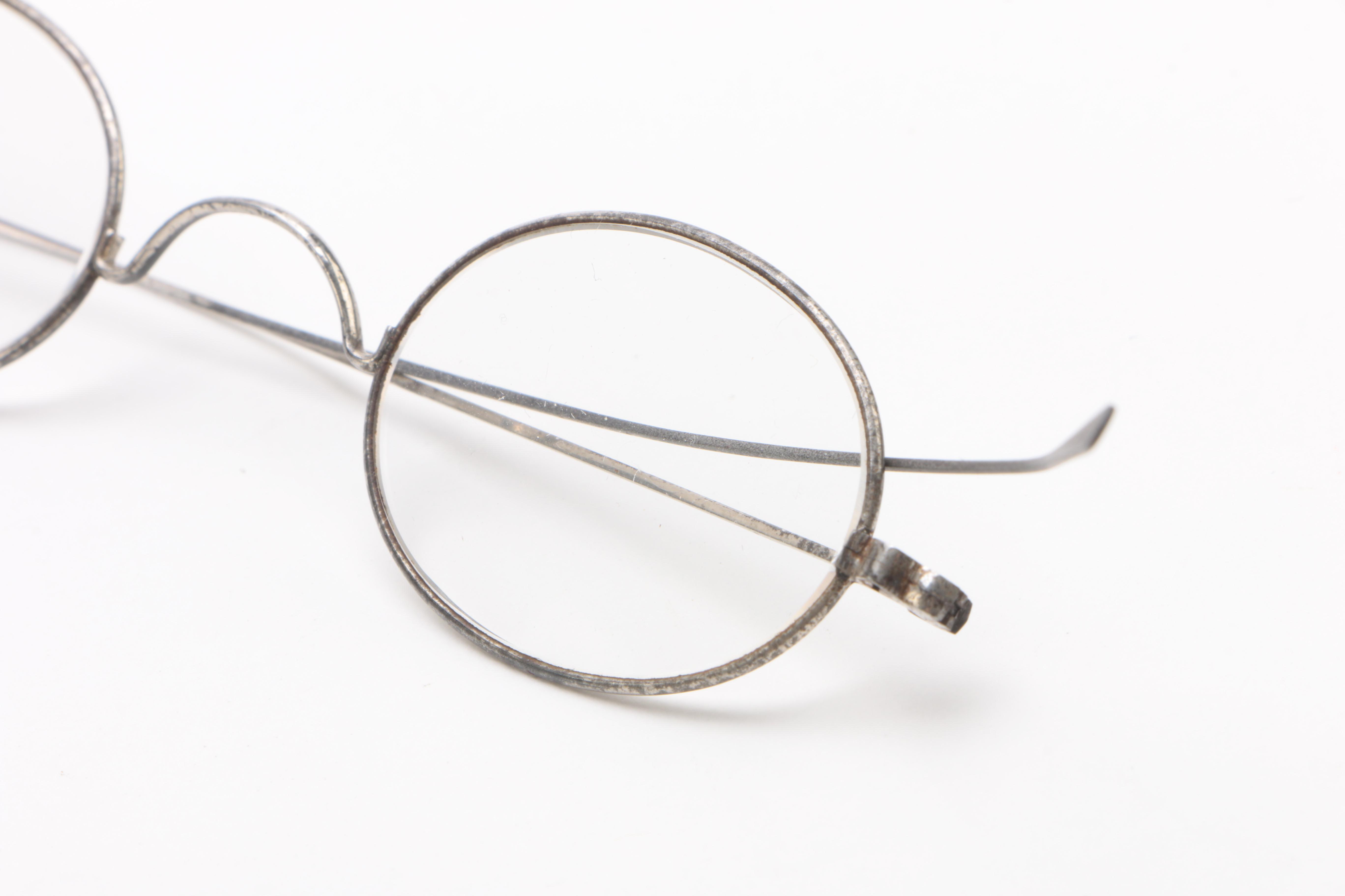 Antique Wire Frame Eyeglasses