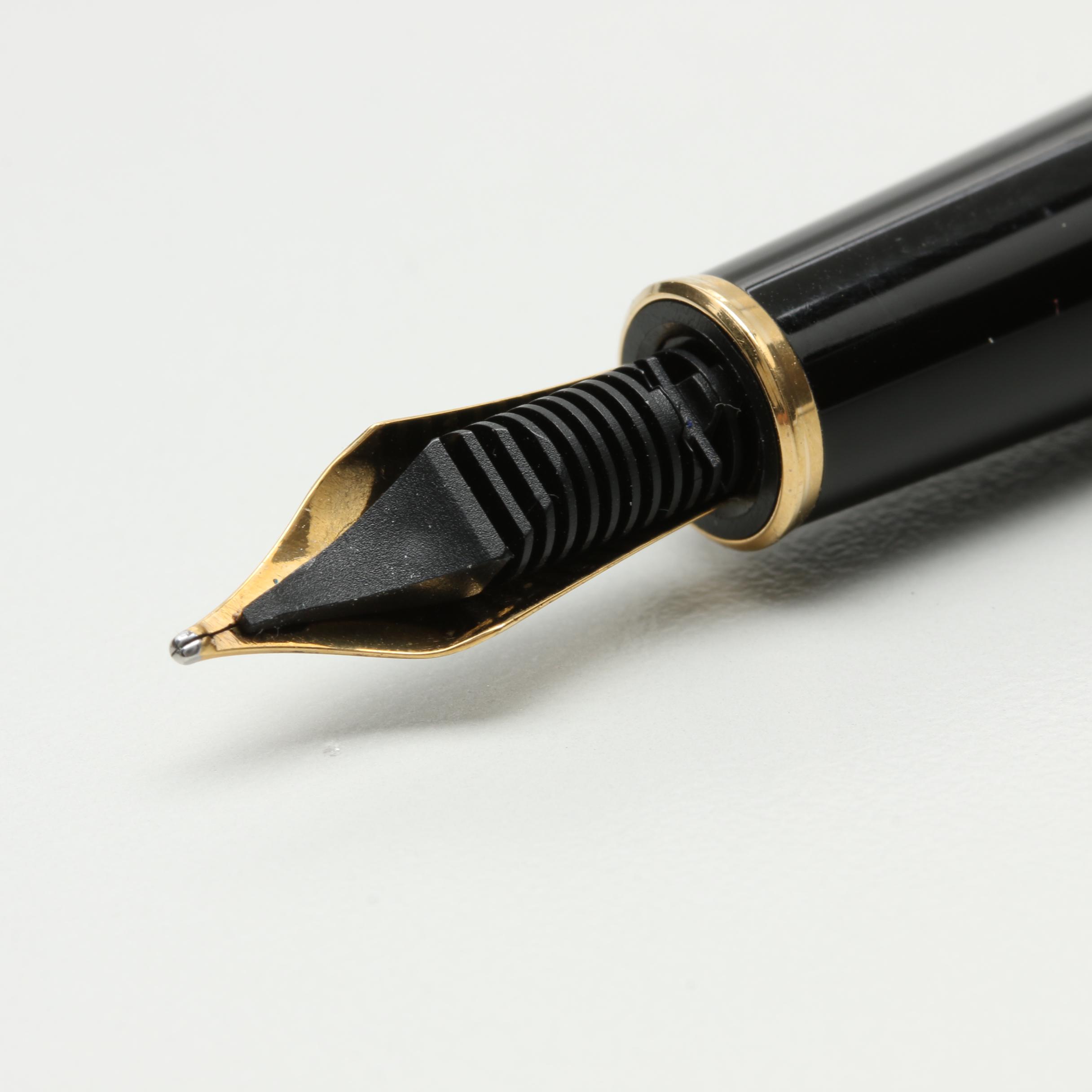 Montblanc "Meisterstück" Sterling Silver and 18K Gold Fountain Pen With Refill