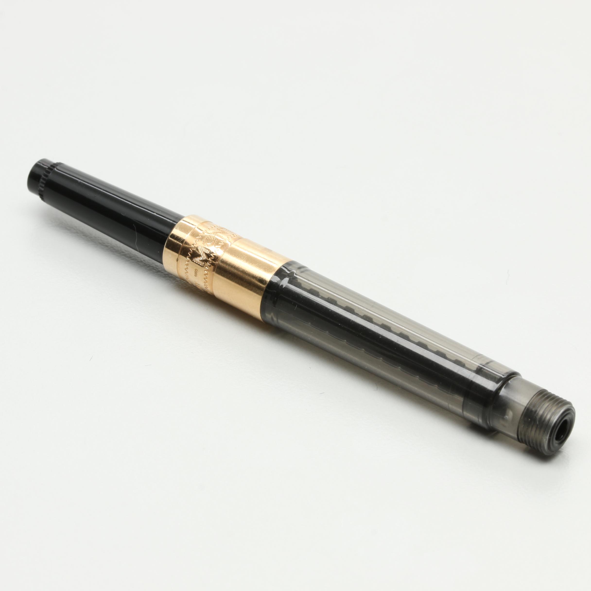 Montblanc "Meisterstück" Sterling Silver and 18K Gold Fountain Pen With Refill