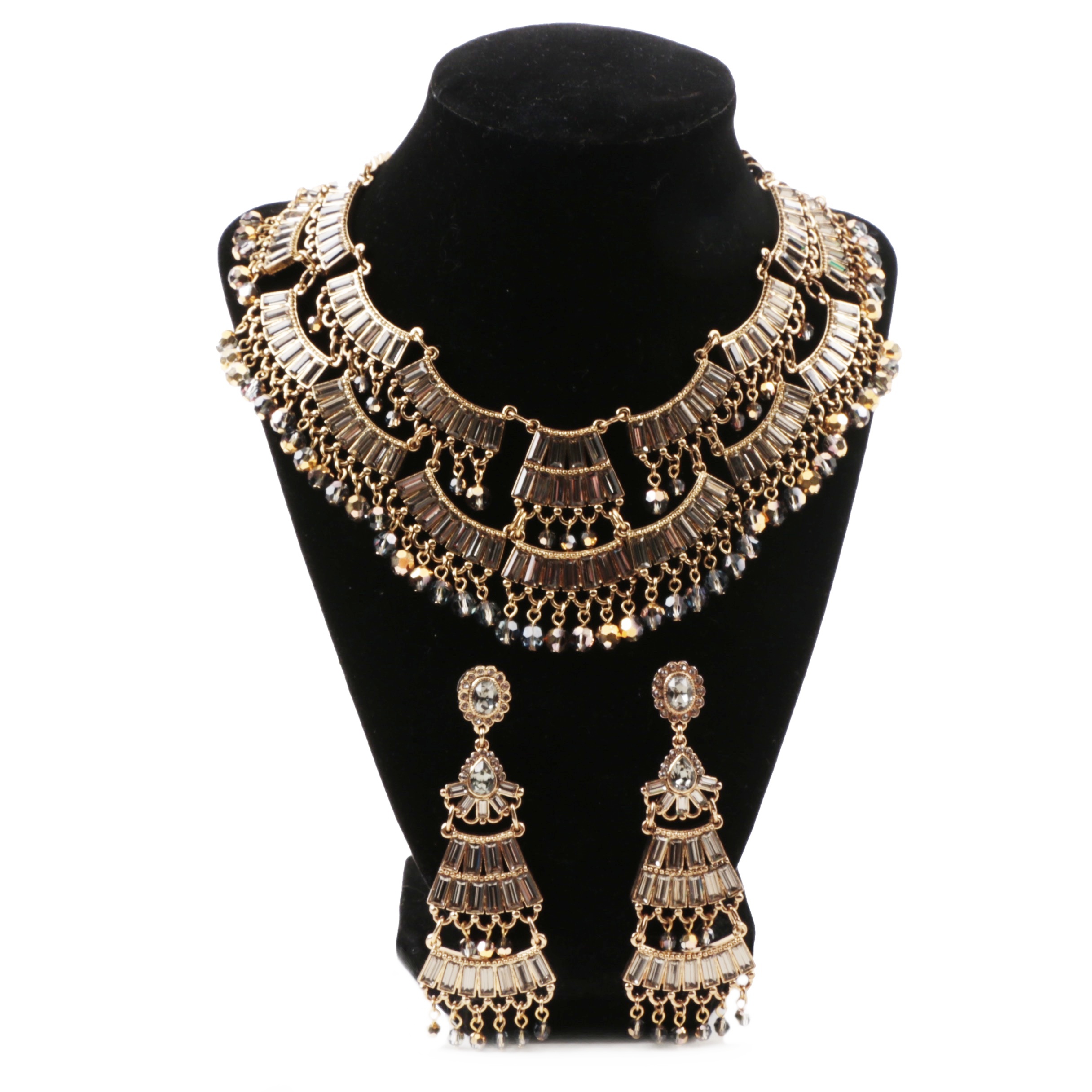 Badgley Mischka Designer Statement Costume Jewelry Set