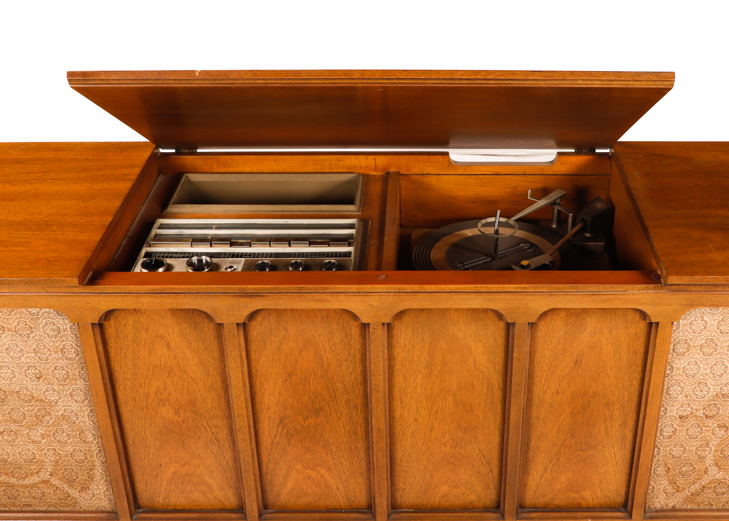 1960s Zenith ML2675 Hi Fi Stereo Console with AM/FM Radio and Turntable