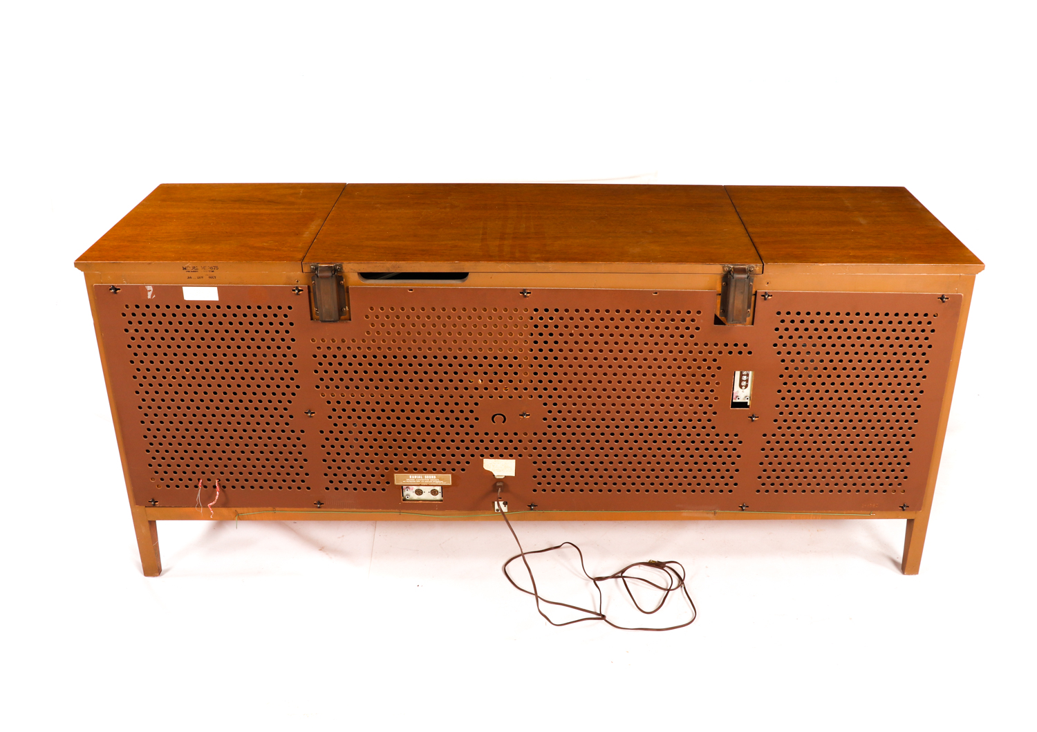 1960s Zenith ML2675 Hi Fi Stereo Console with AM/FM Radio and Turntable