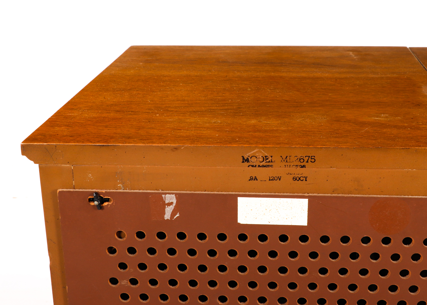 1960s Zenith ML2675 Hi Fi Stereo Console with AM/FM Radio and Turntable