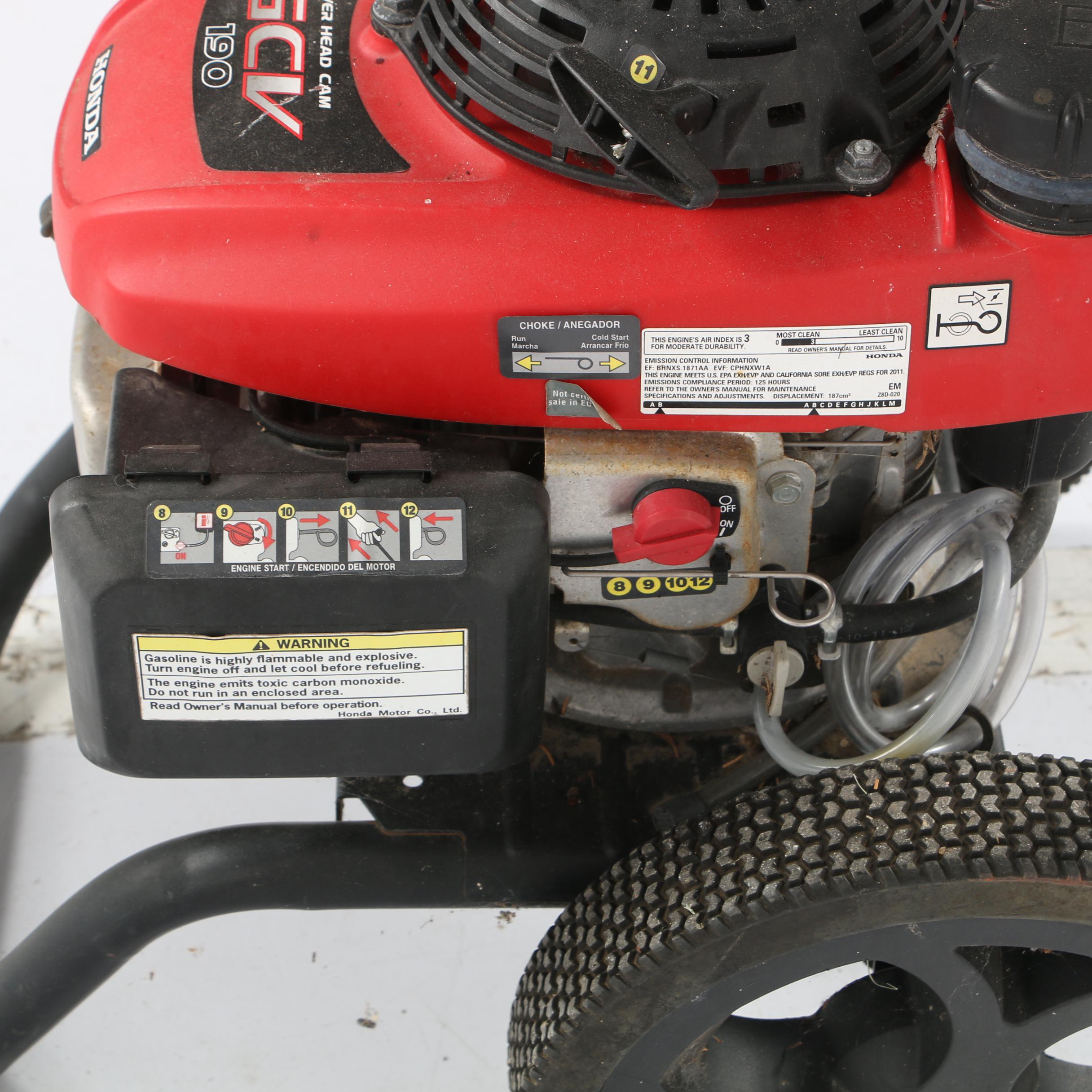 Simpson 3000 PSI Pressure Washer with Honda GCV190 4-Stroke Engine