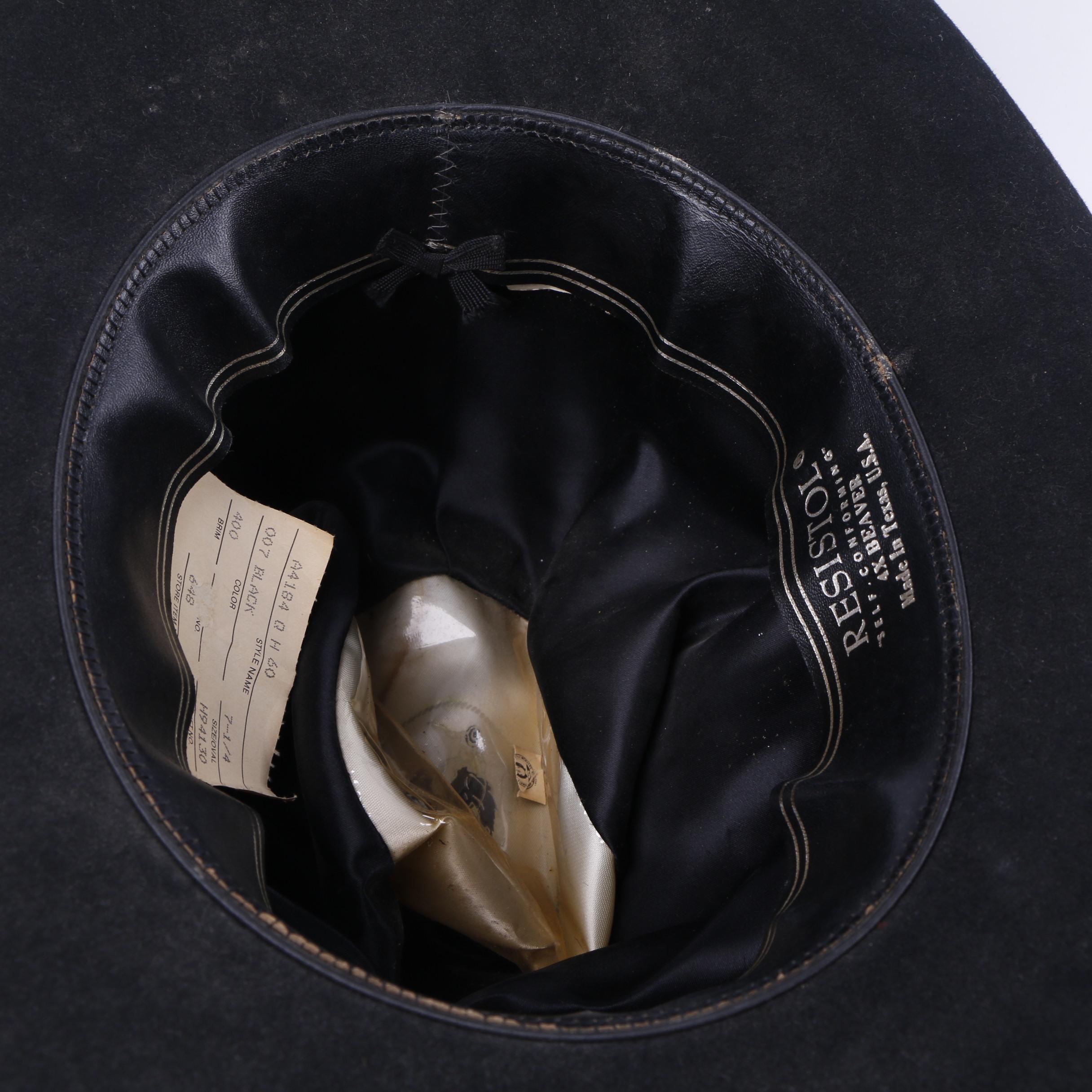 Men's Vintage Resistol and Stetson Felt Cowboy Hats