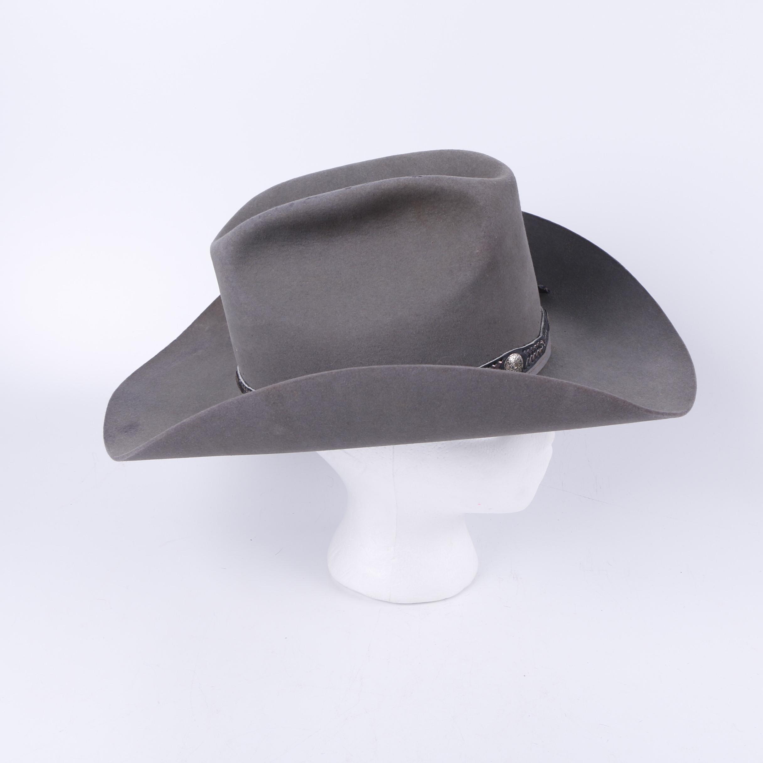 Men's Vintage Resistol and Stetson Felt Cowboy Hats