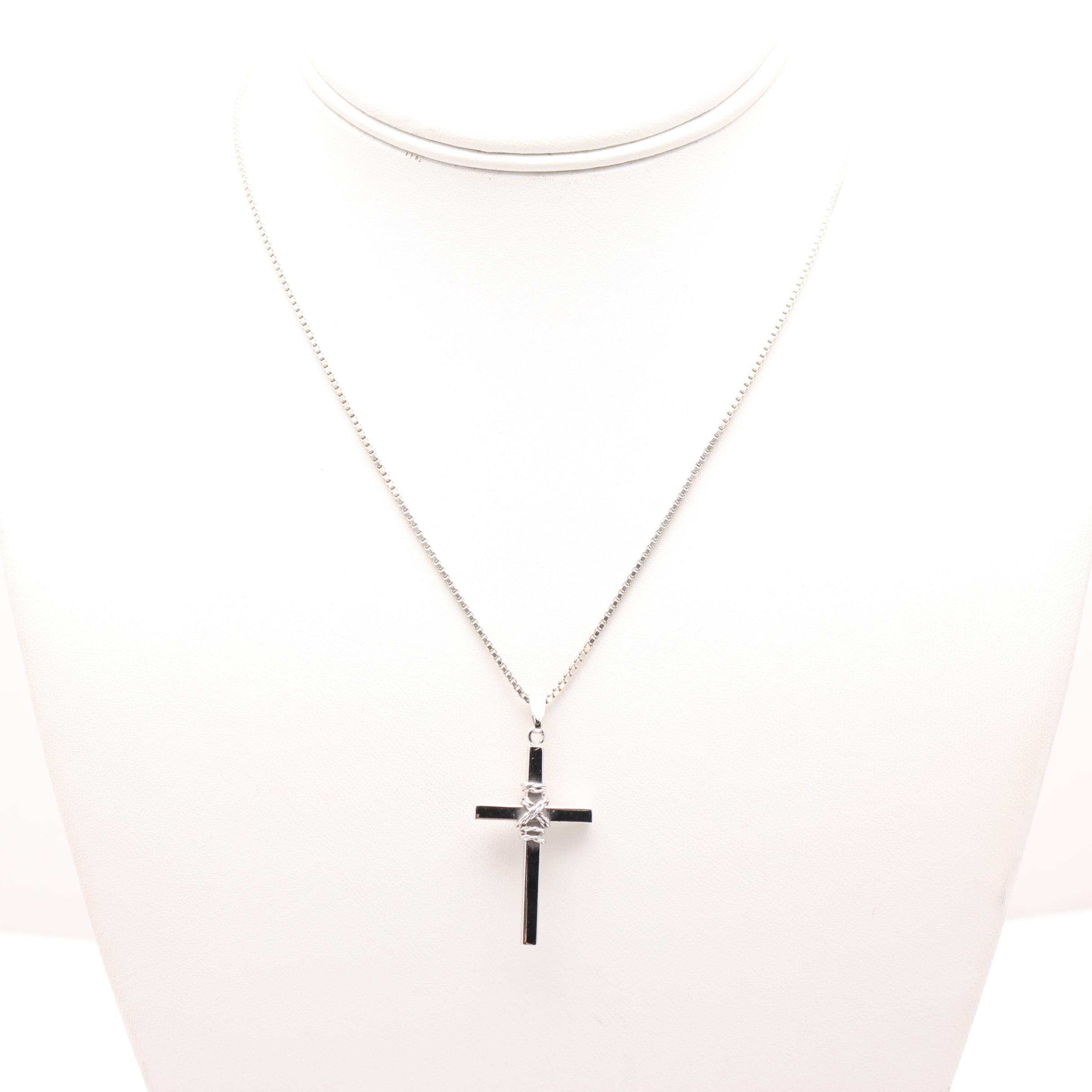 Sterling Silver Cross Pendant Necklaces