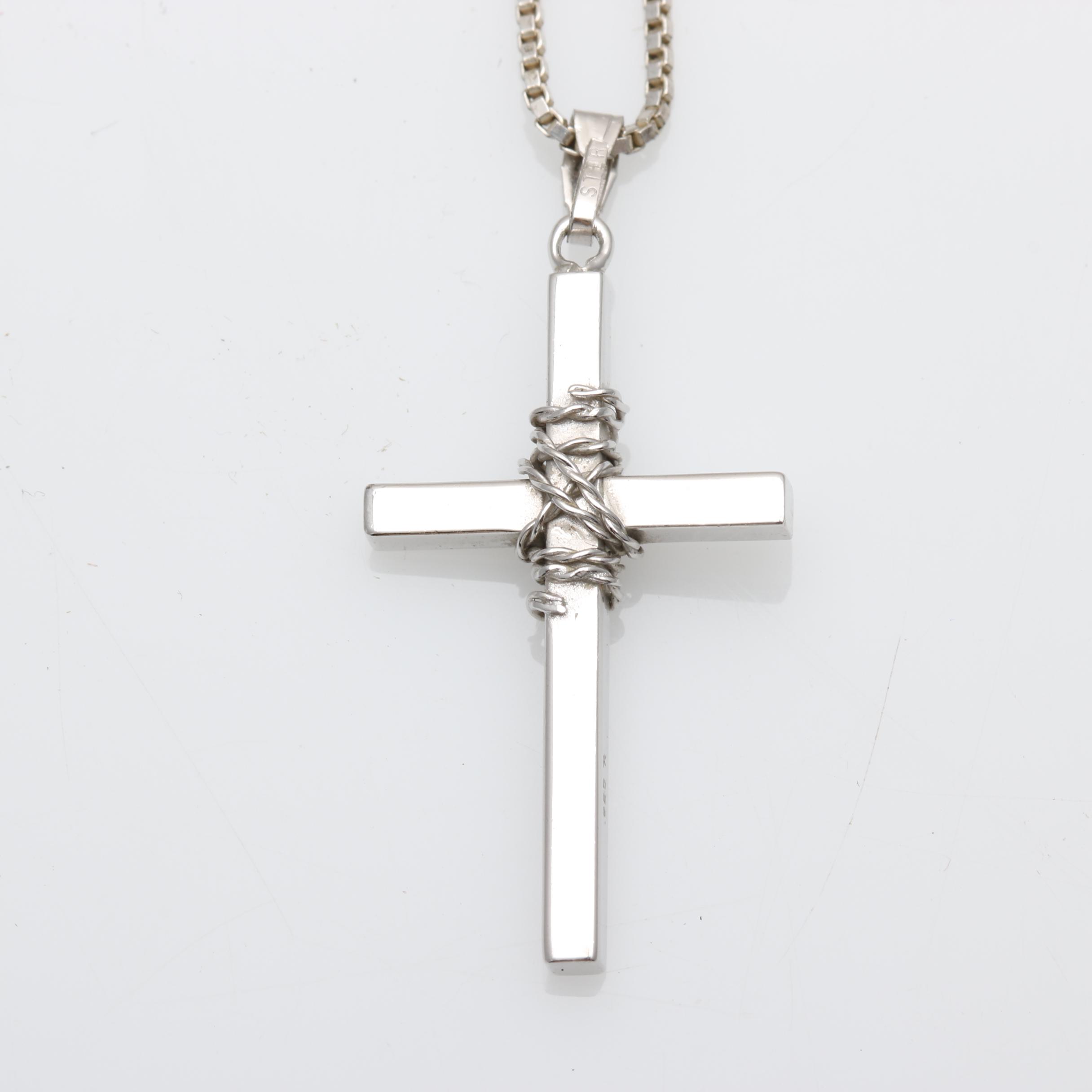 Sterling Silver Cross Pendant Necklaces