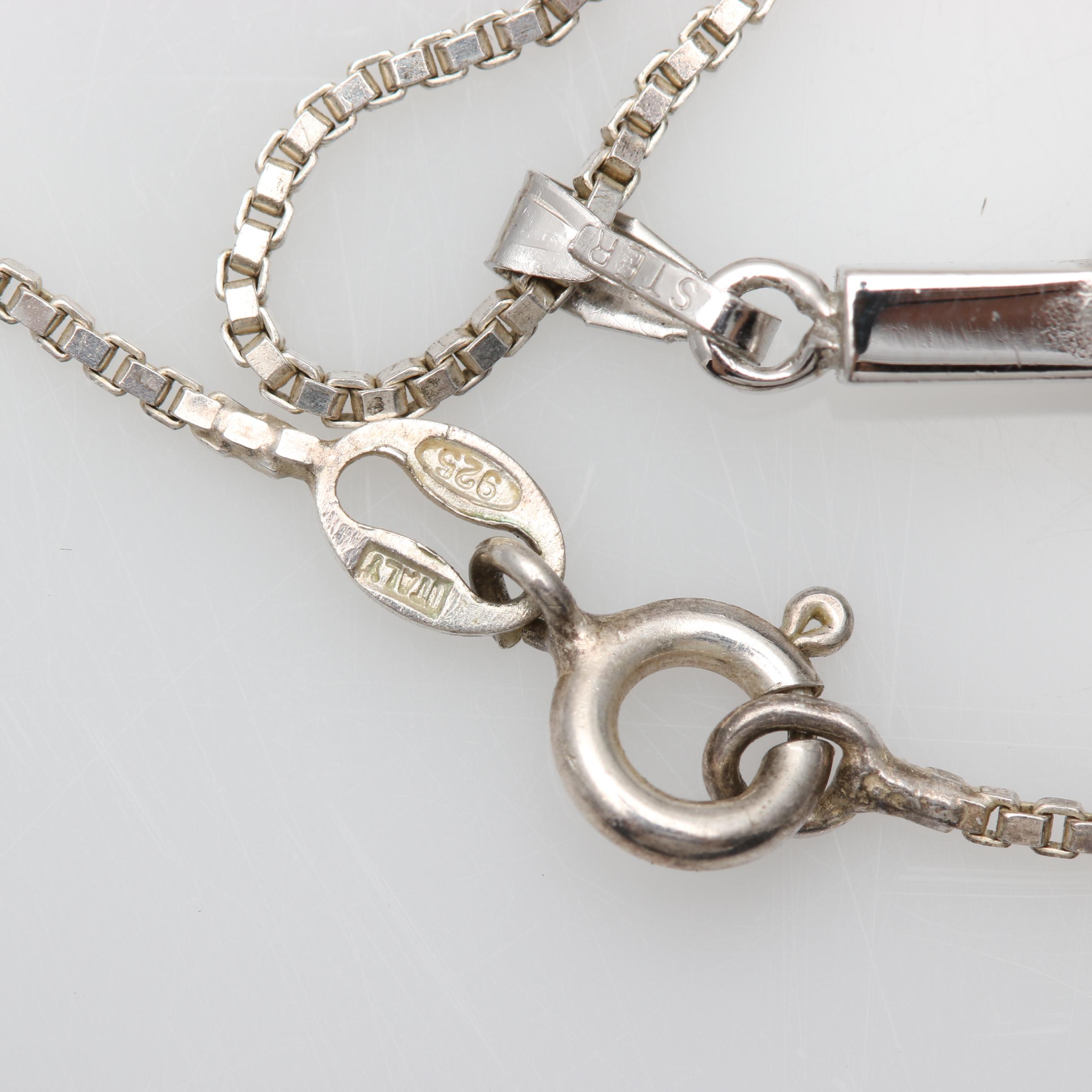 Sterling Silver Cross Pendant Necklaces