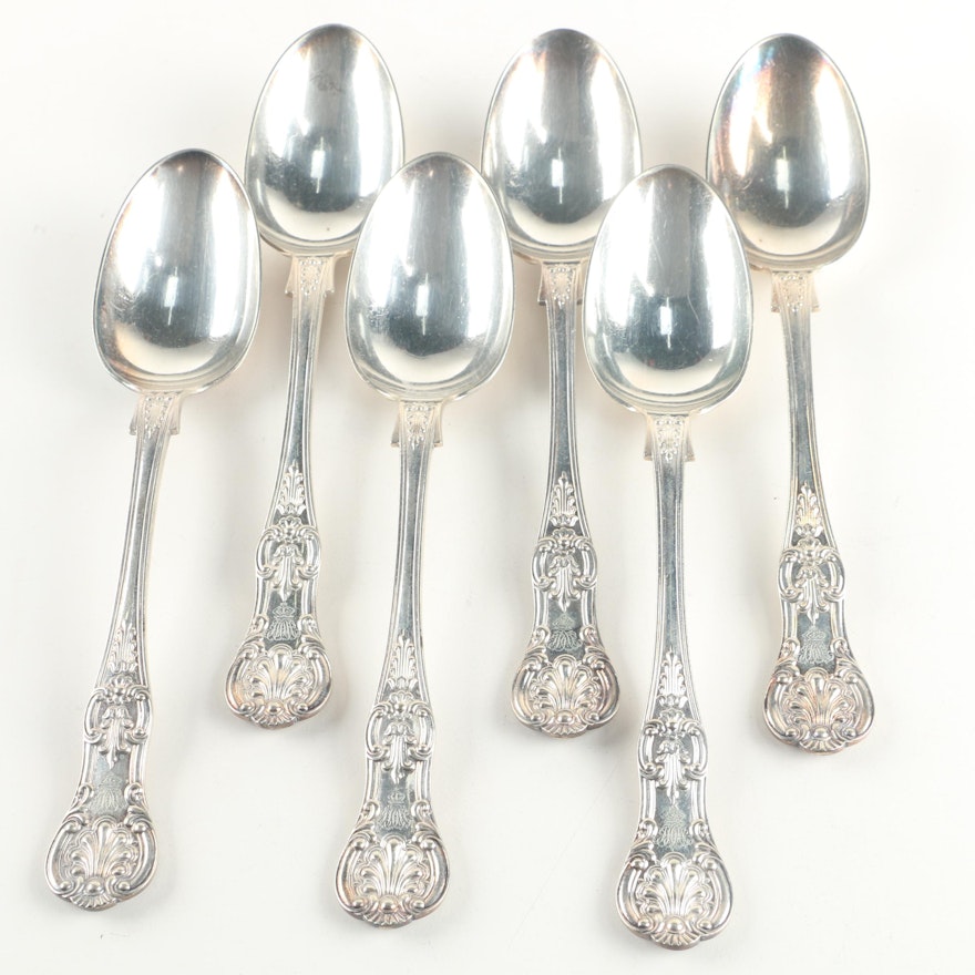 James Dixon & Sons "Kings" English Silver Plate Tablespoons