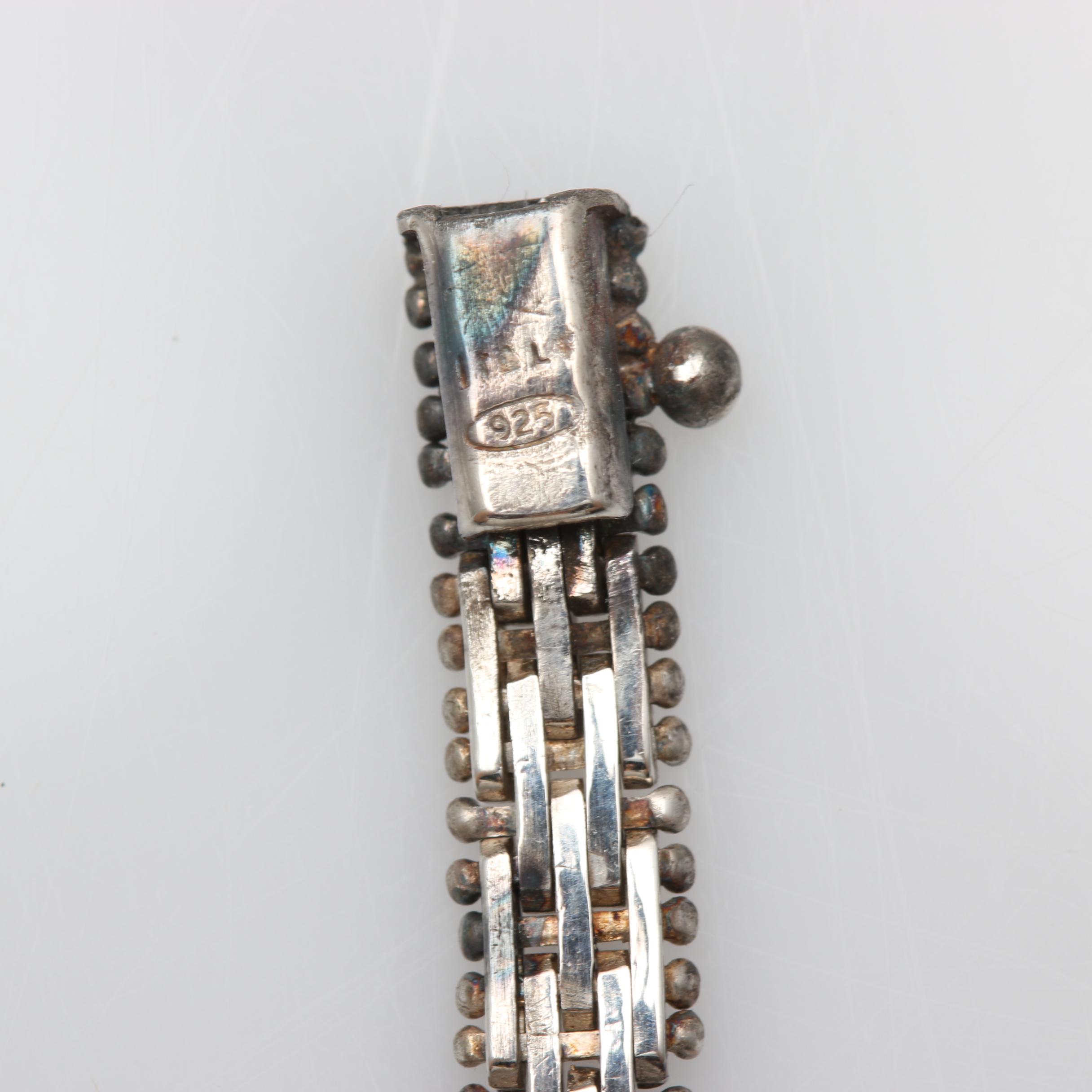 Sterling Silver Woven Chain Bracelet