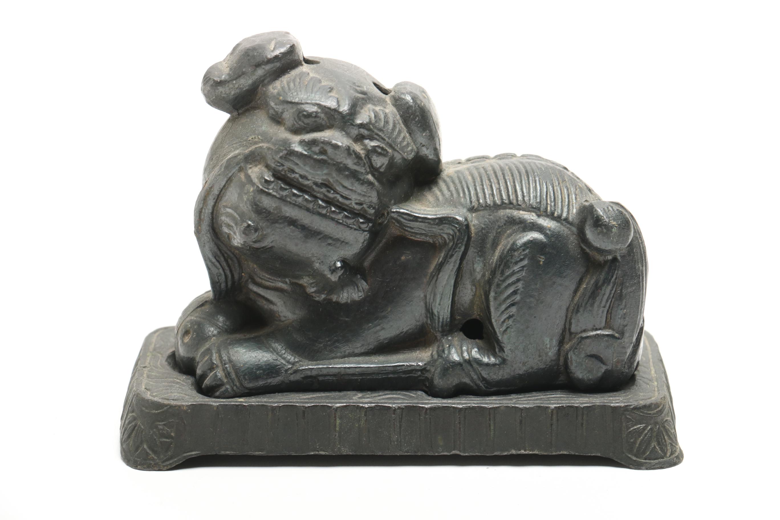 Group of Cast Metal East Asian Decor