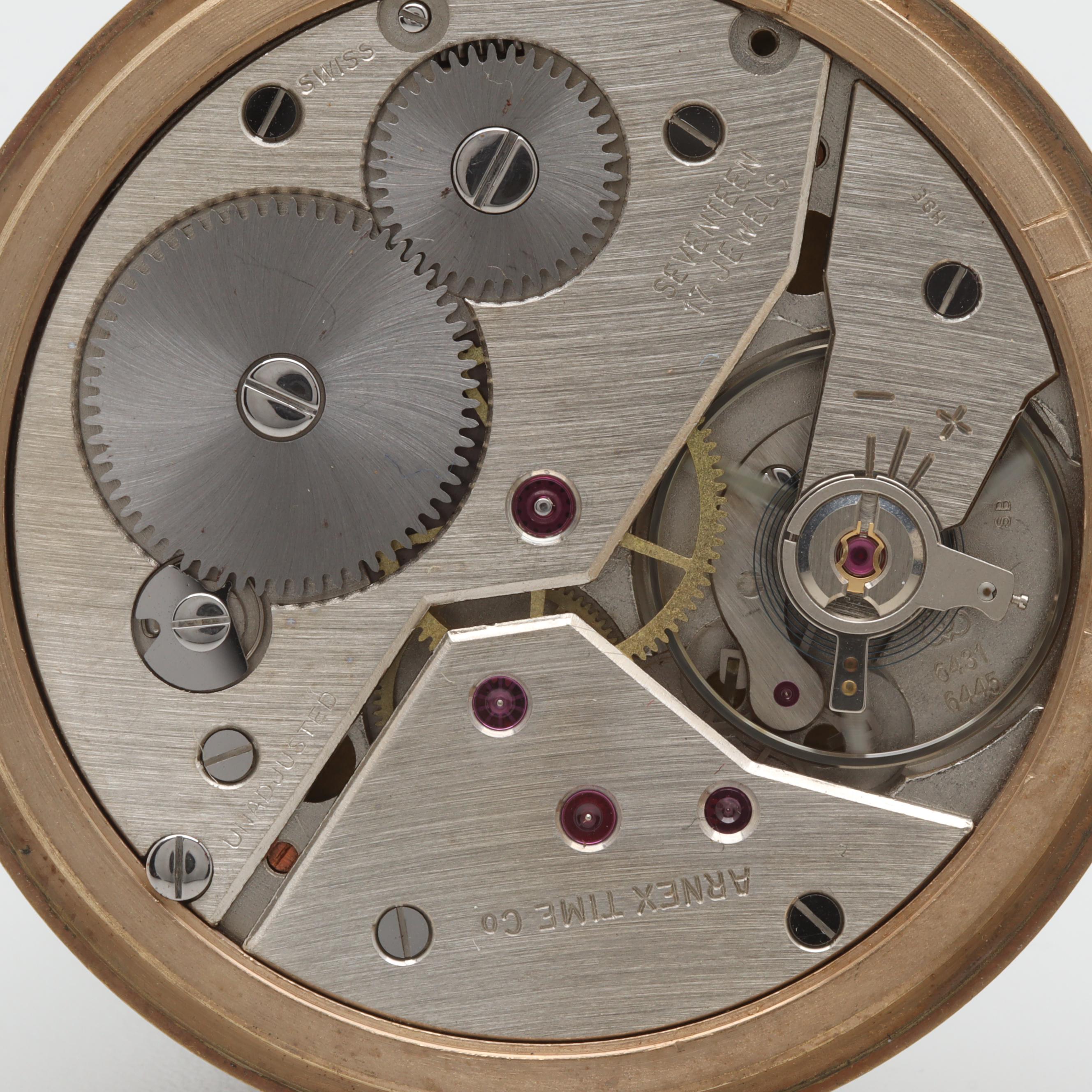 Arnex "Highway Equipment Company" Pocket Watch With Leather Fob and Tag