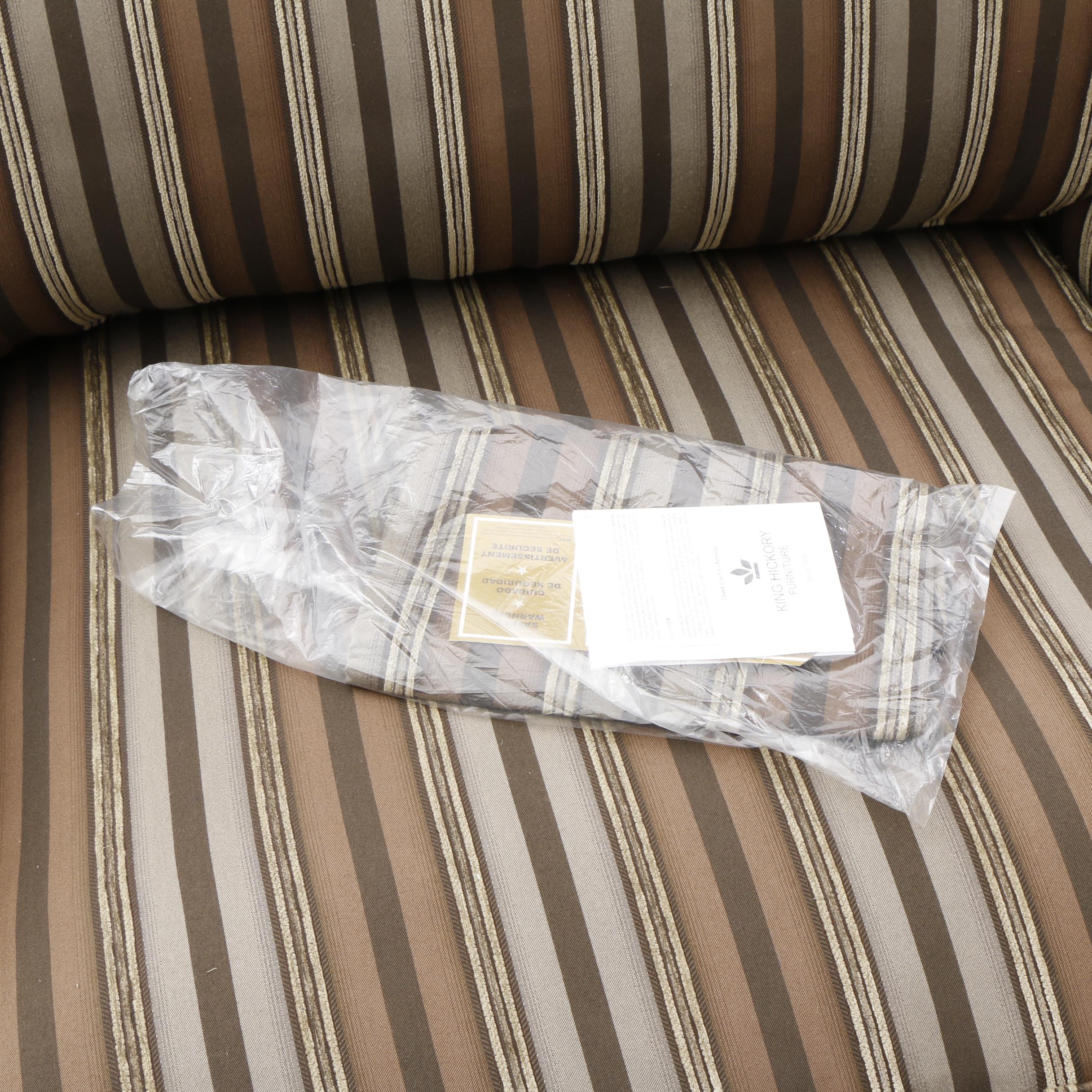 Oversized Armchair and Ottoman by King Hickory