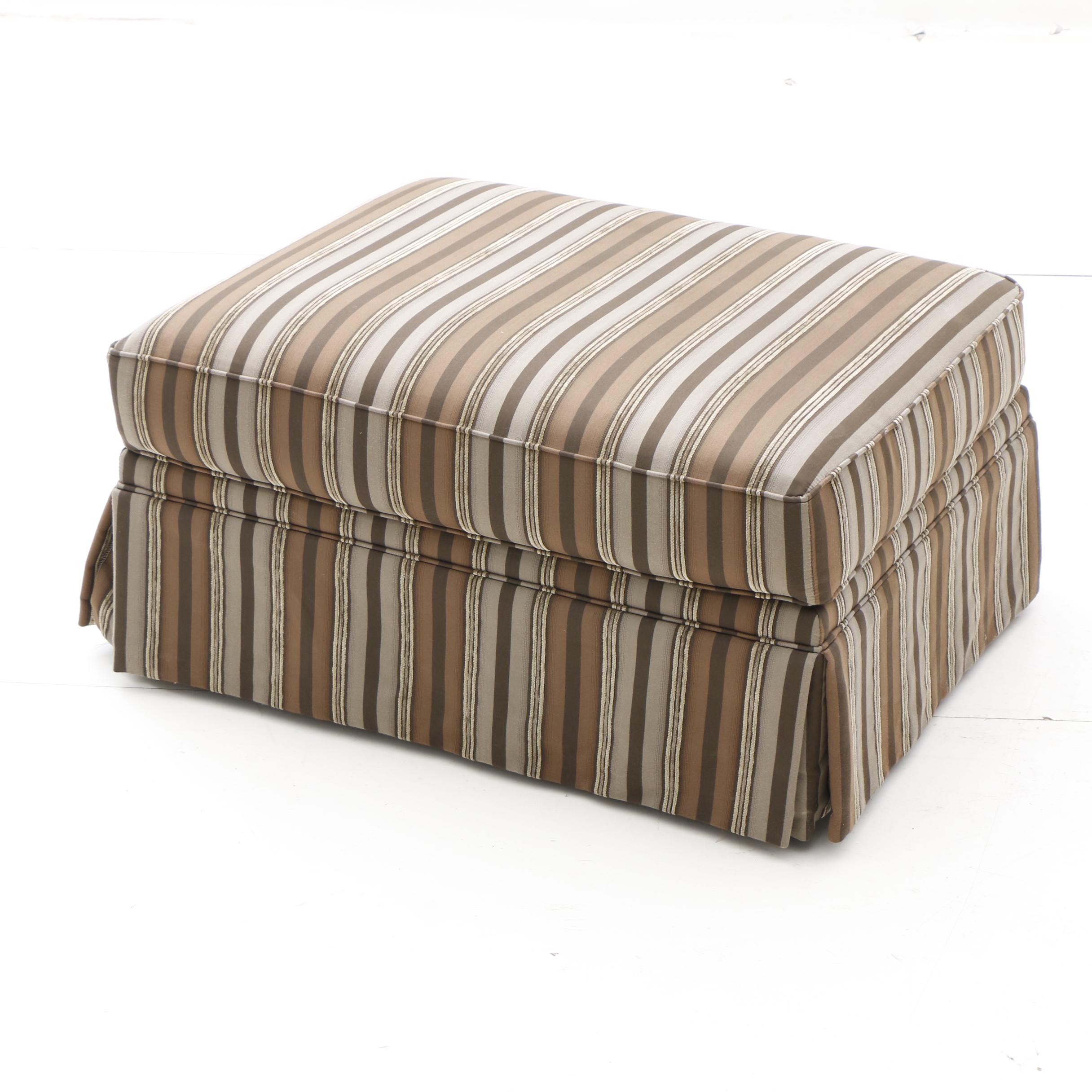 Oversized Armchair and Ottoman by King Hickory