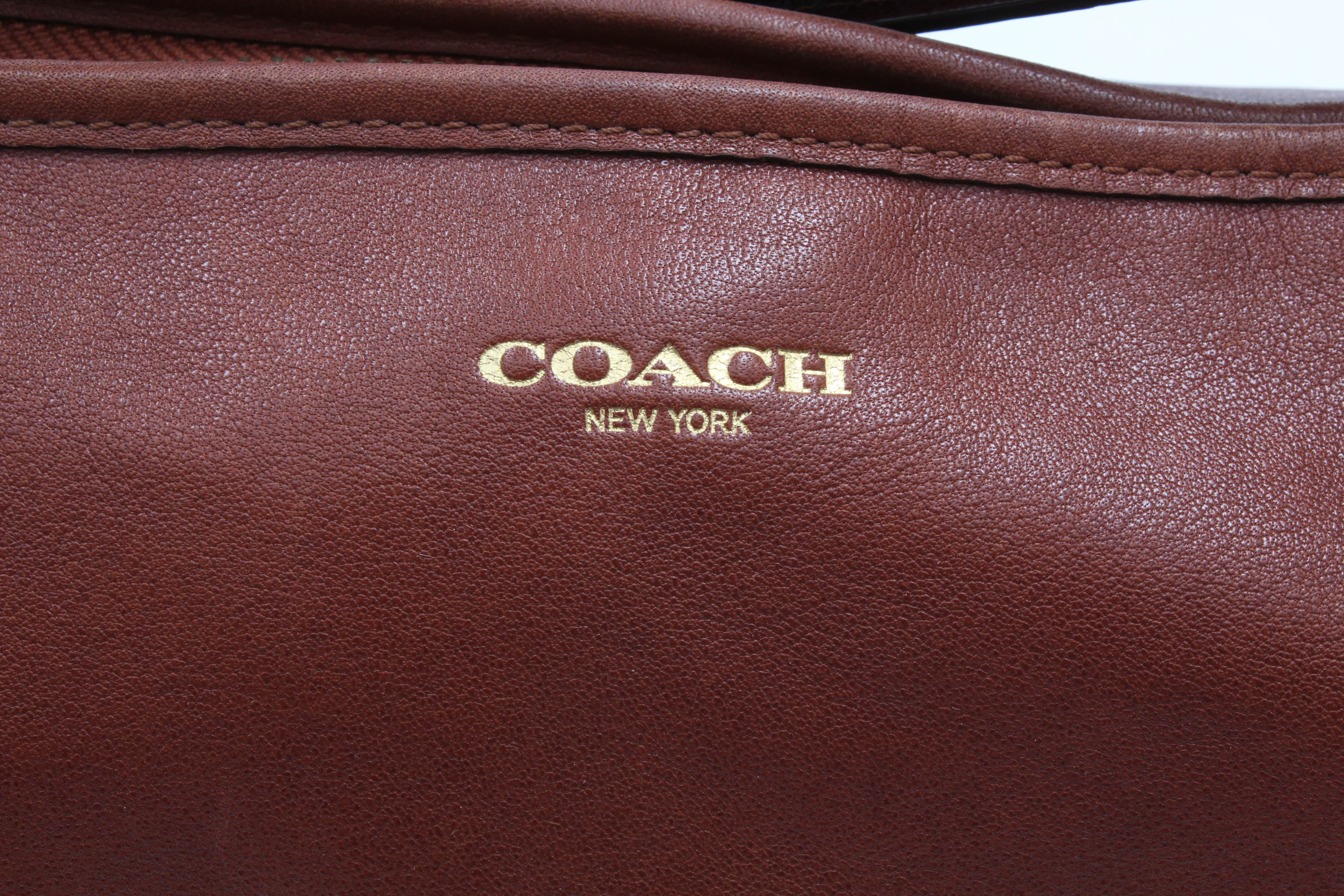 Coach Legacy Cognac Leather Duffel