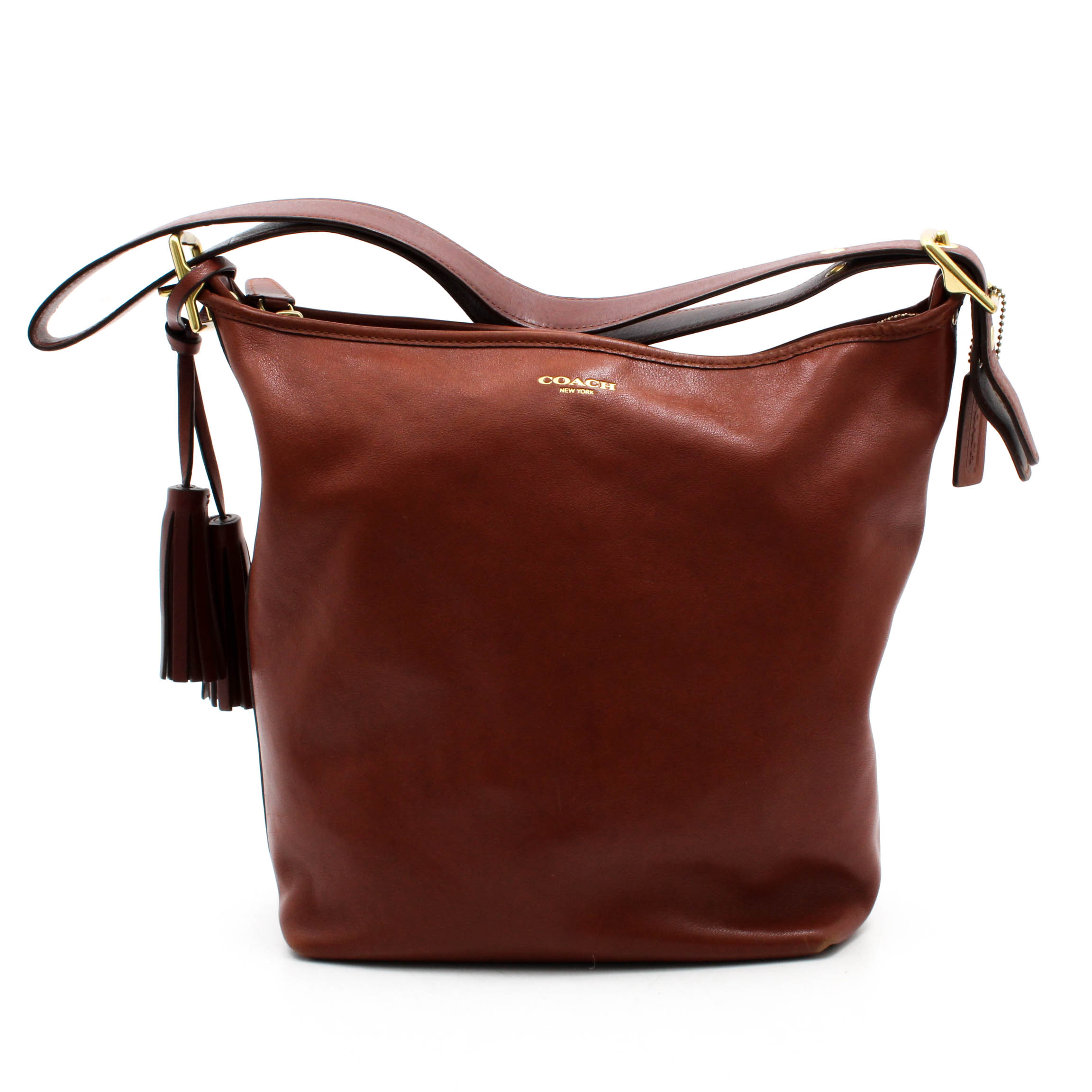 Coach Legacy Cognac Leather Duffel