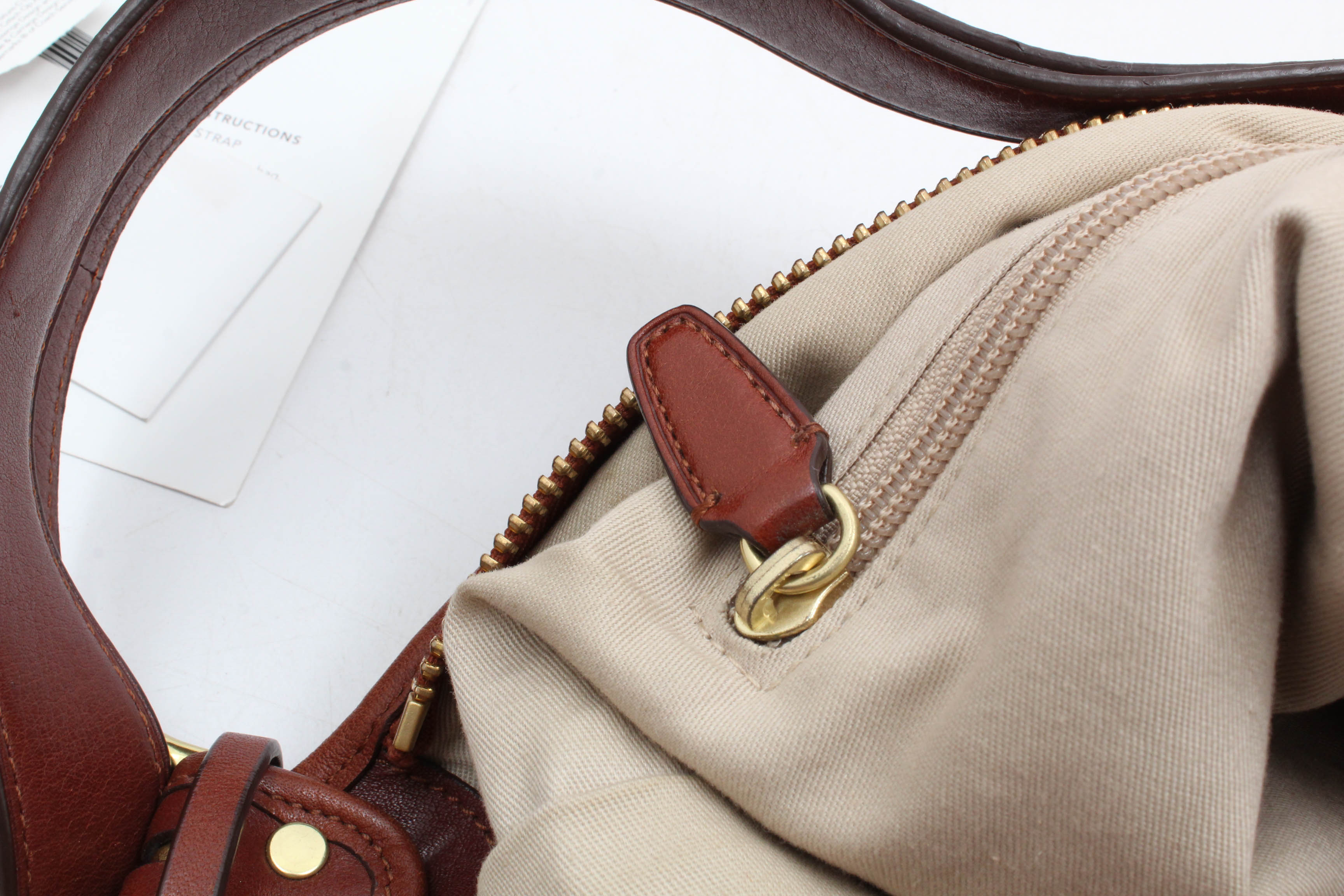 Coach Legacy Cognac Leather Duffel