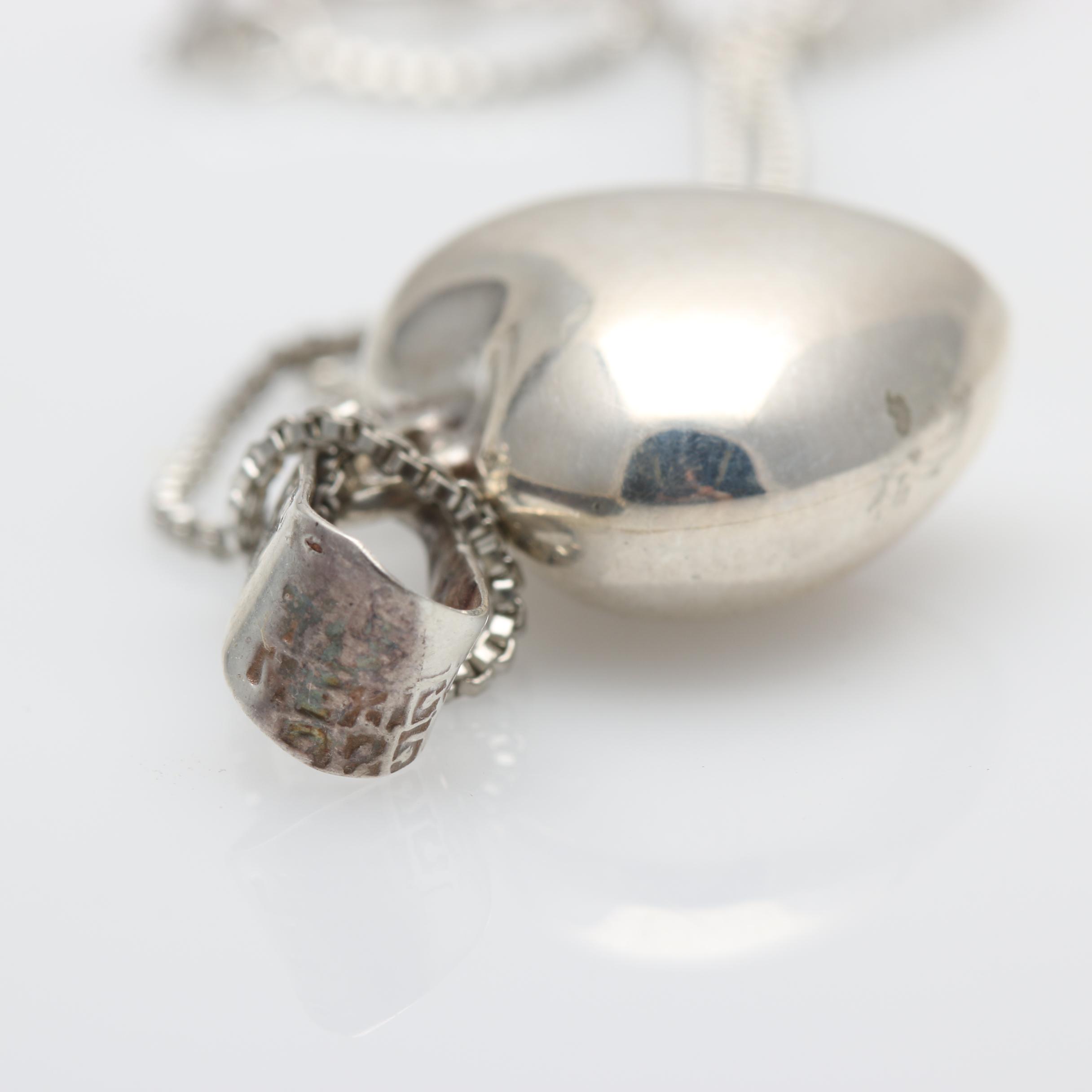 Sterling Silver Pendant Necklaces