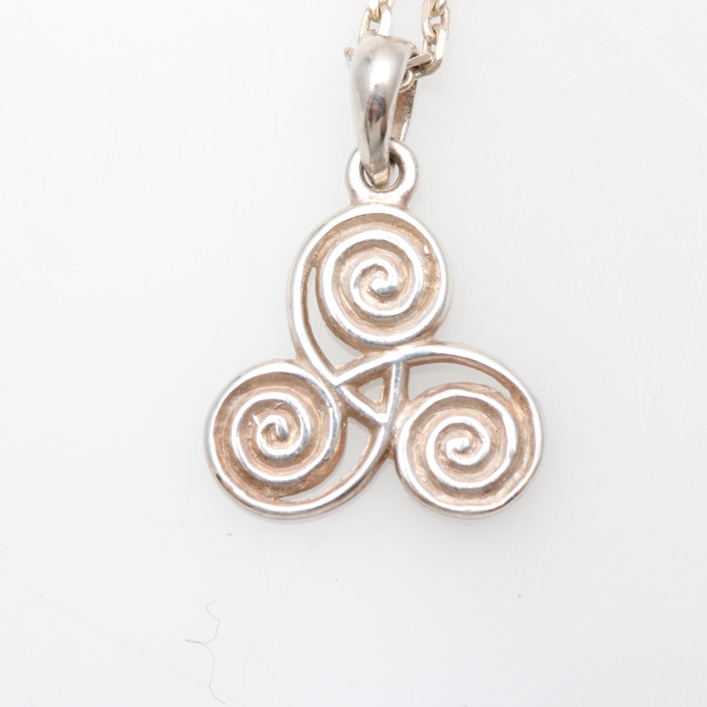 Sterling Silver Pendant Necklaces