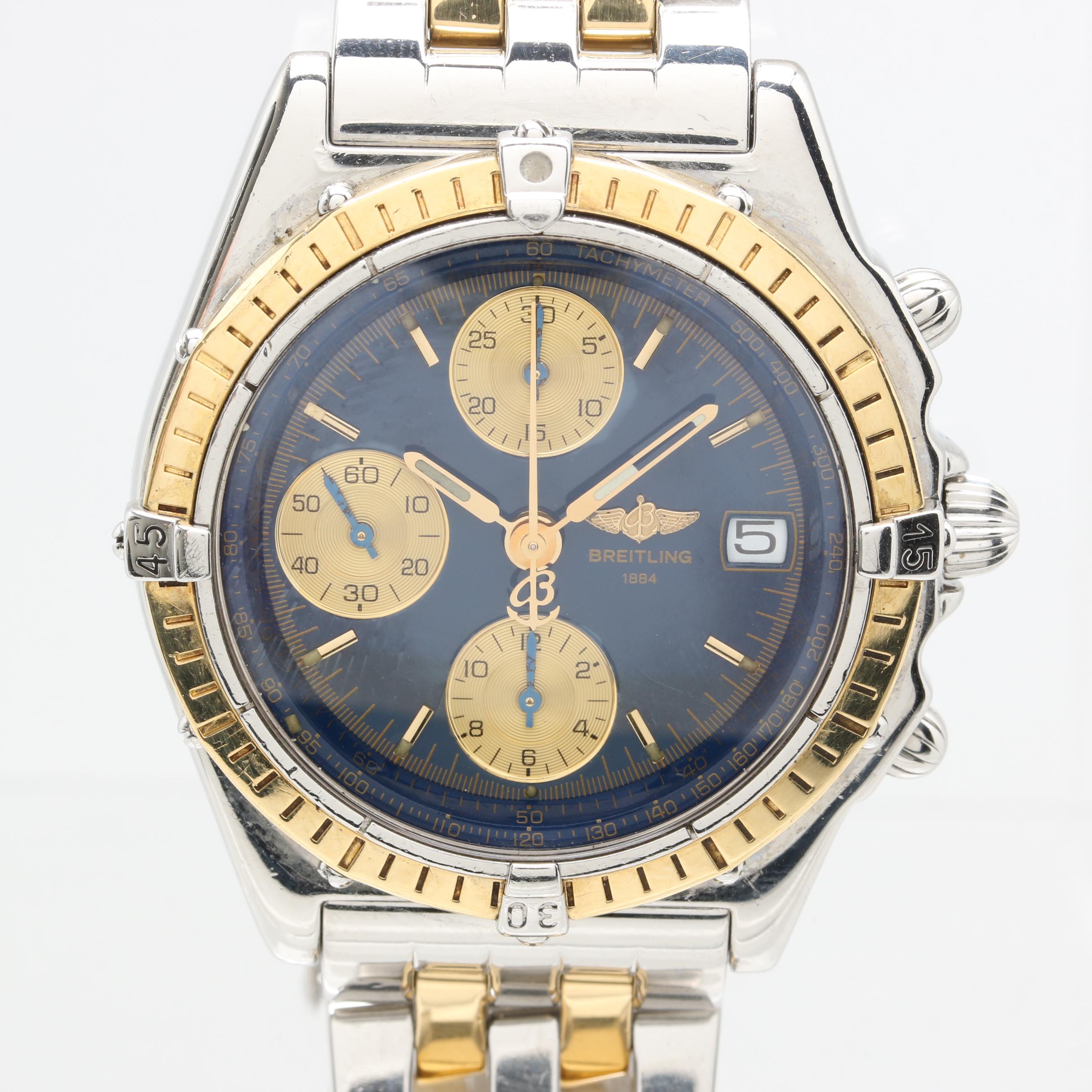 Breitling Chronomat 18K Yellow Gold and Stainless Steel Automatic Watch