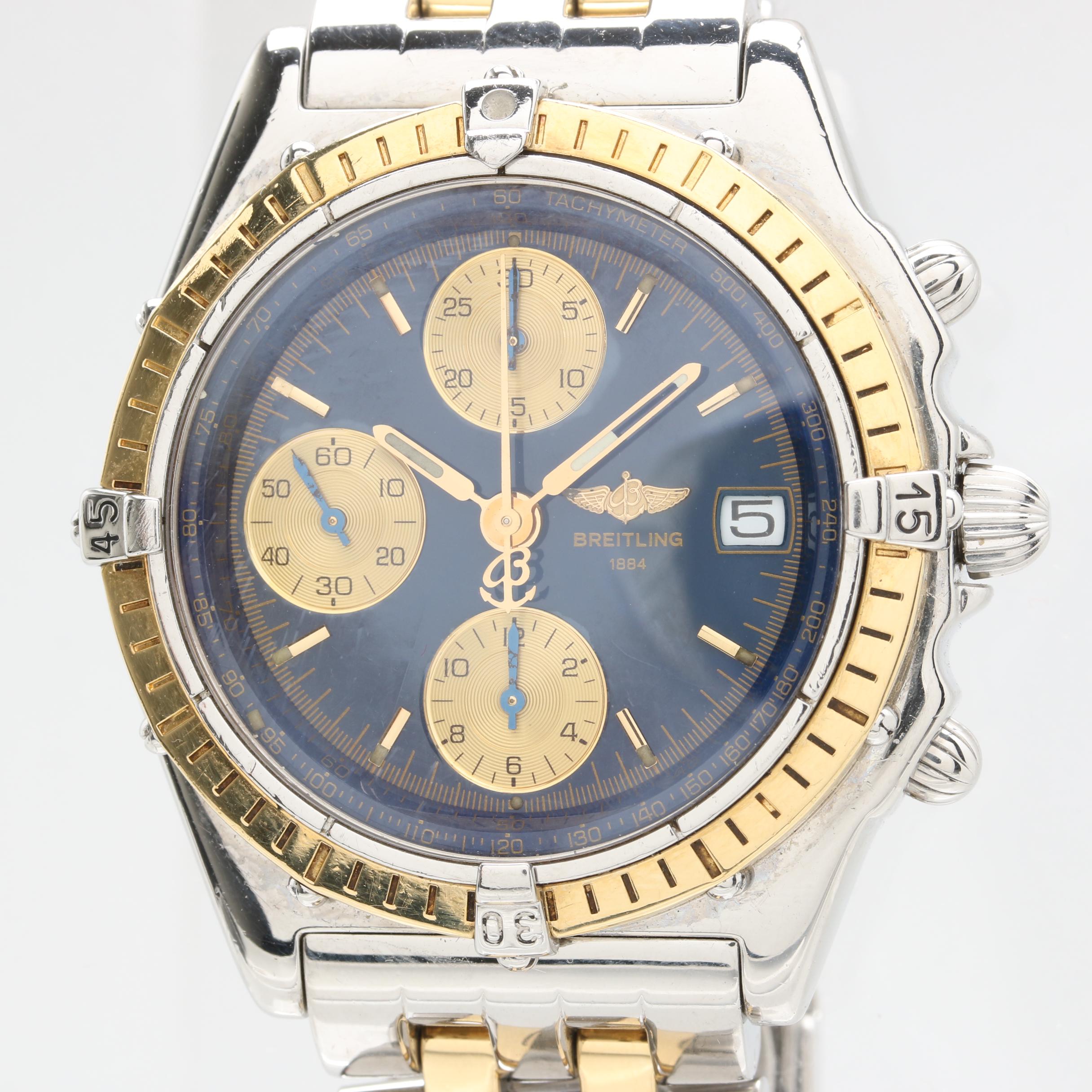Breitling Chronomat 18K Yellow Gold and Stainless Steel Automatic Watch
