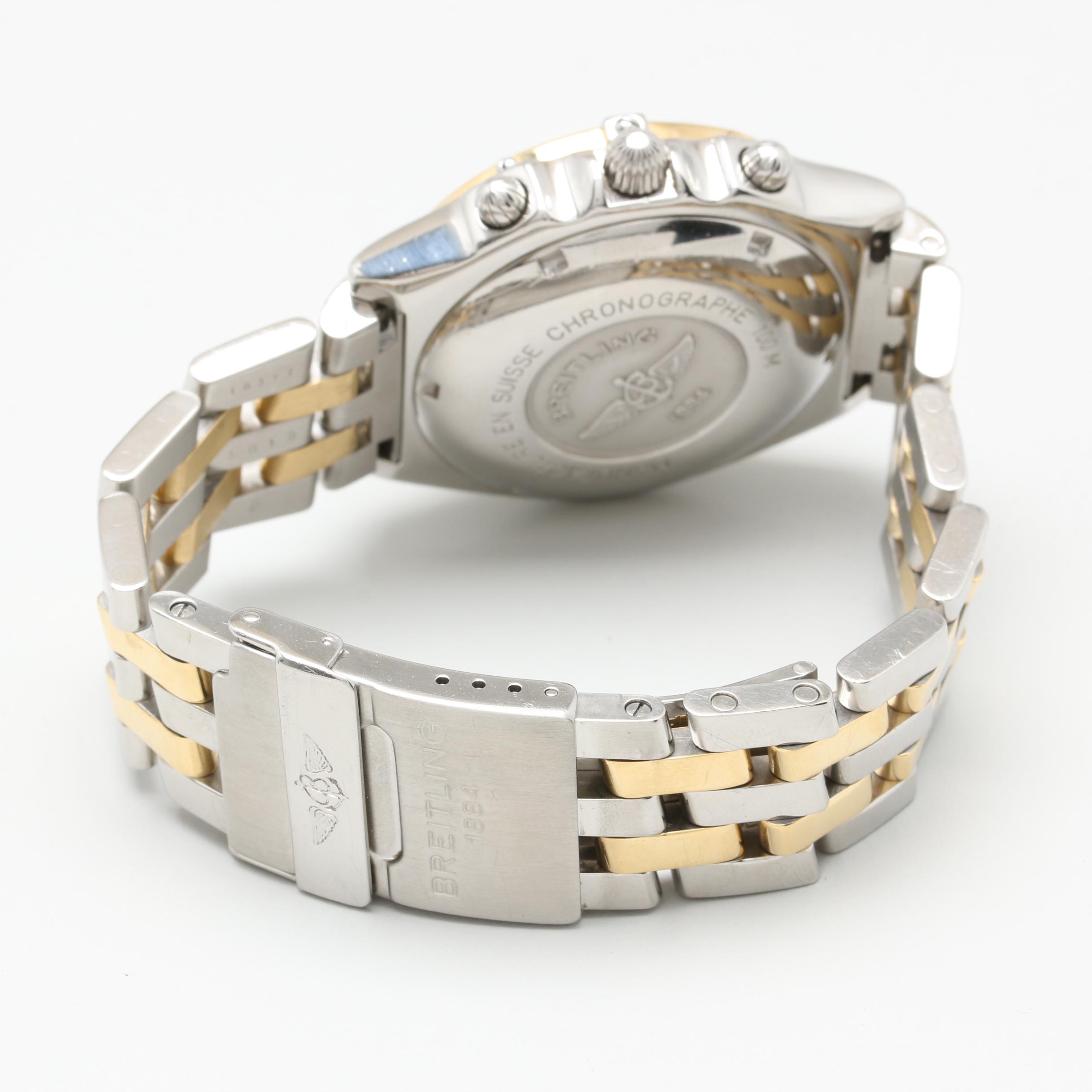 Breitling Chronomat 18K Yellow Gold and Stainless Steel Automatic Watch