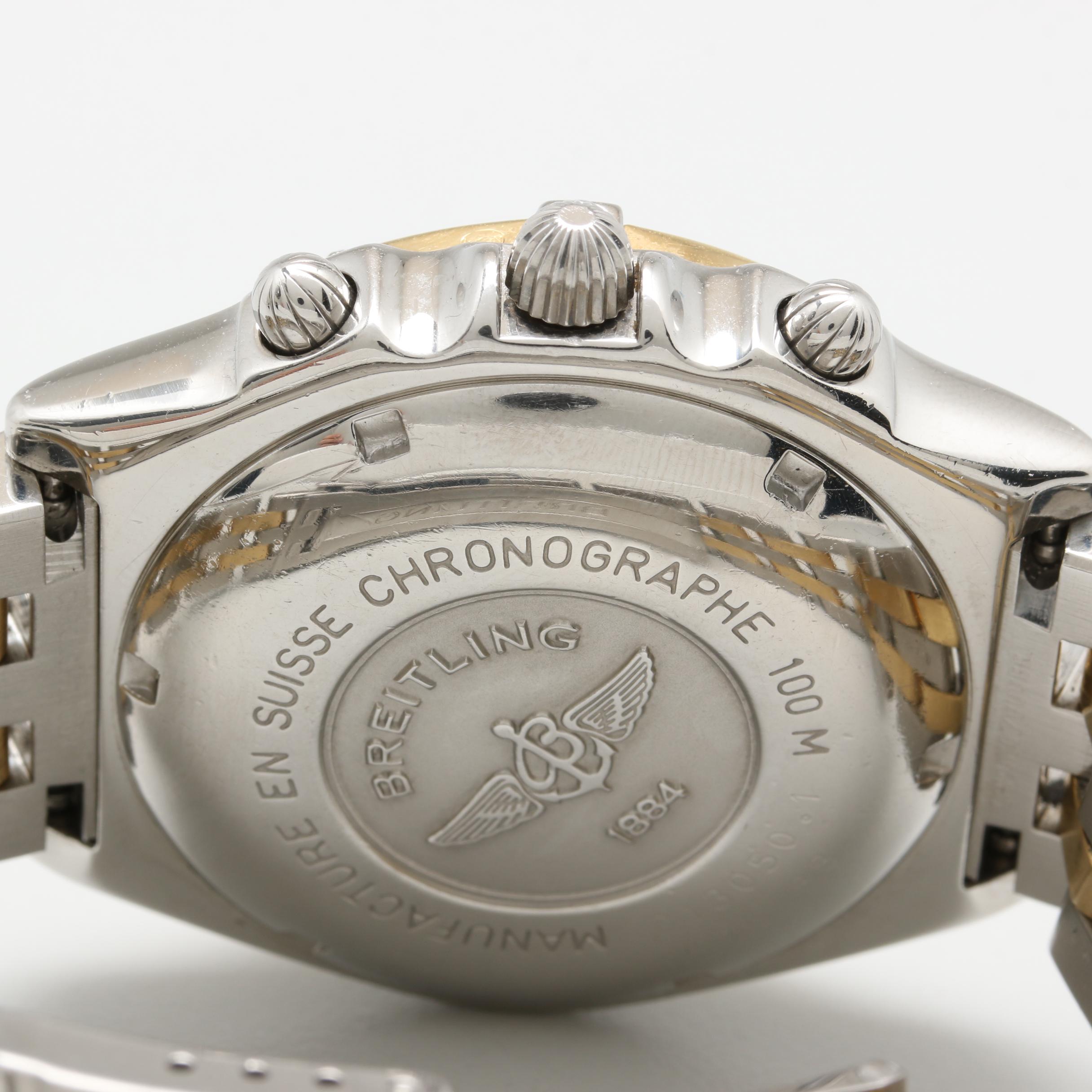 Breitling Chronomat 18K Yellow Gold and Stainless Steel Automatic Watch