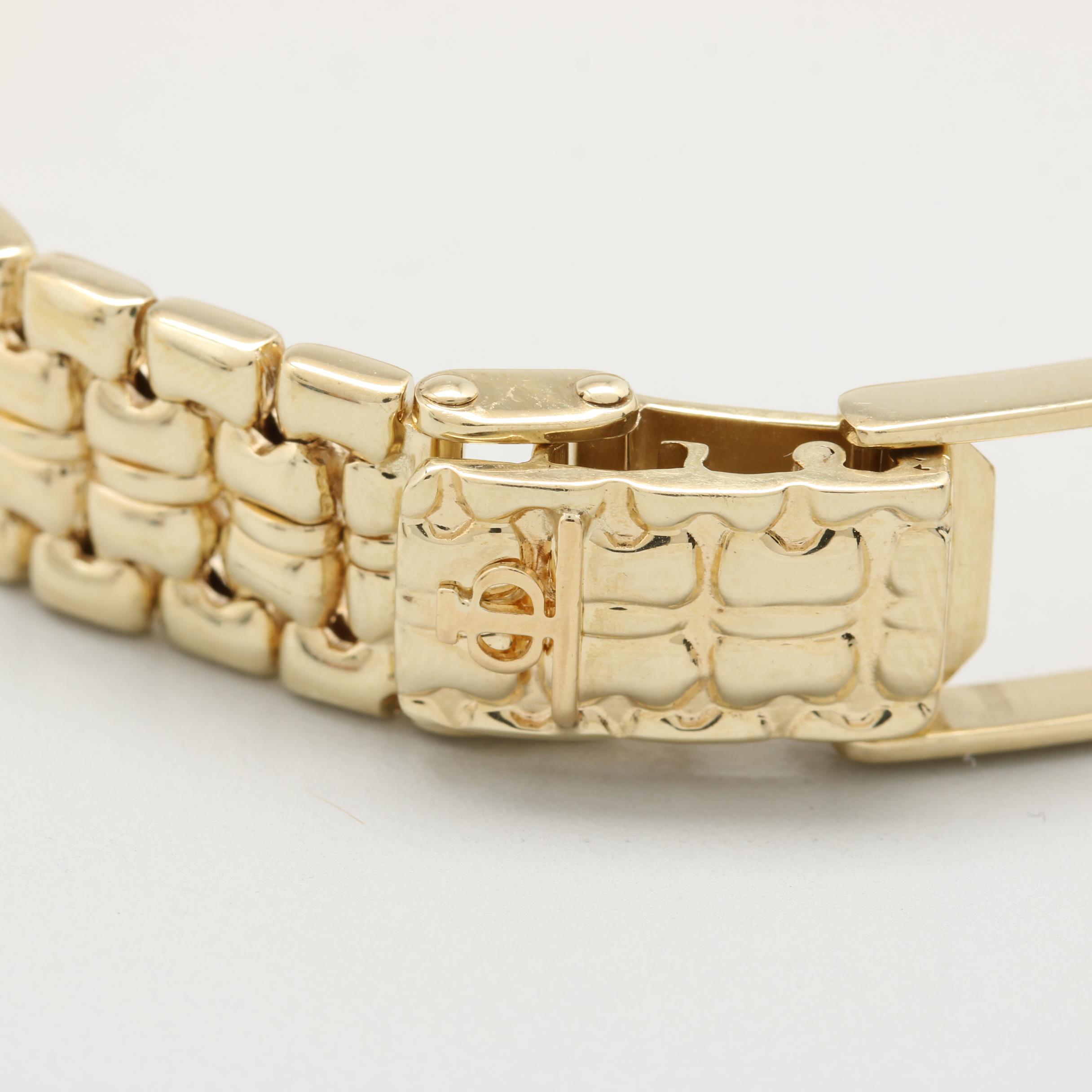 Baume & Mercier 14K Yellow Gold Diamond Bezel Watch