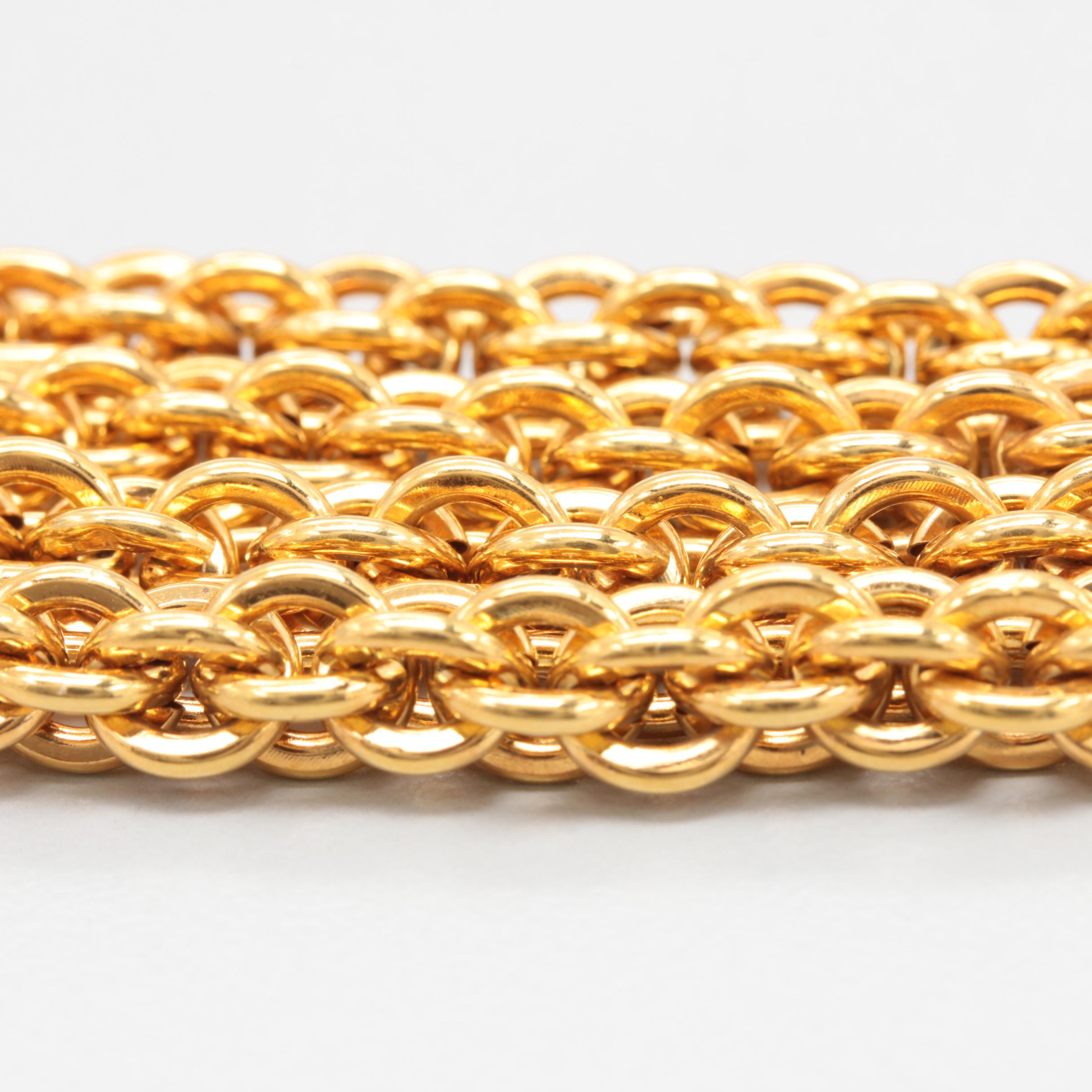UnoAErre 14K Yellow Gold Fancy Link Necklace