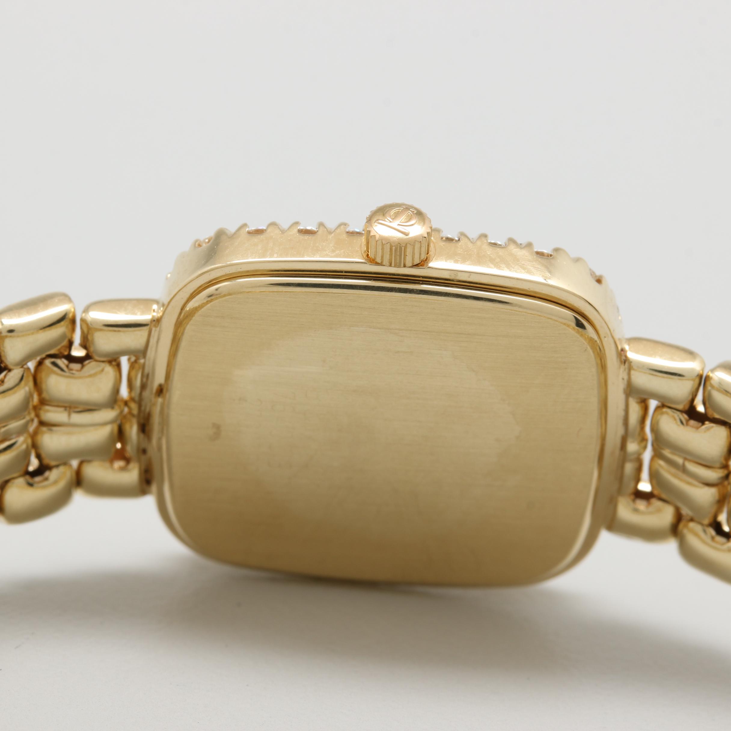 Baume & Mercier 14K Yellow Gold Diamond Bezel Watch