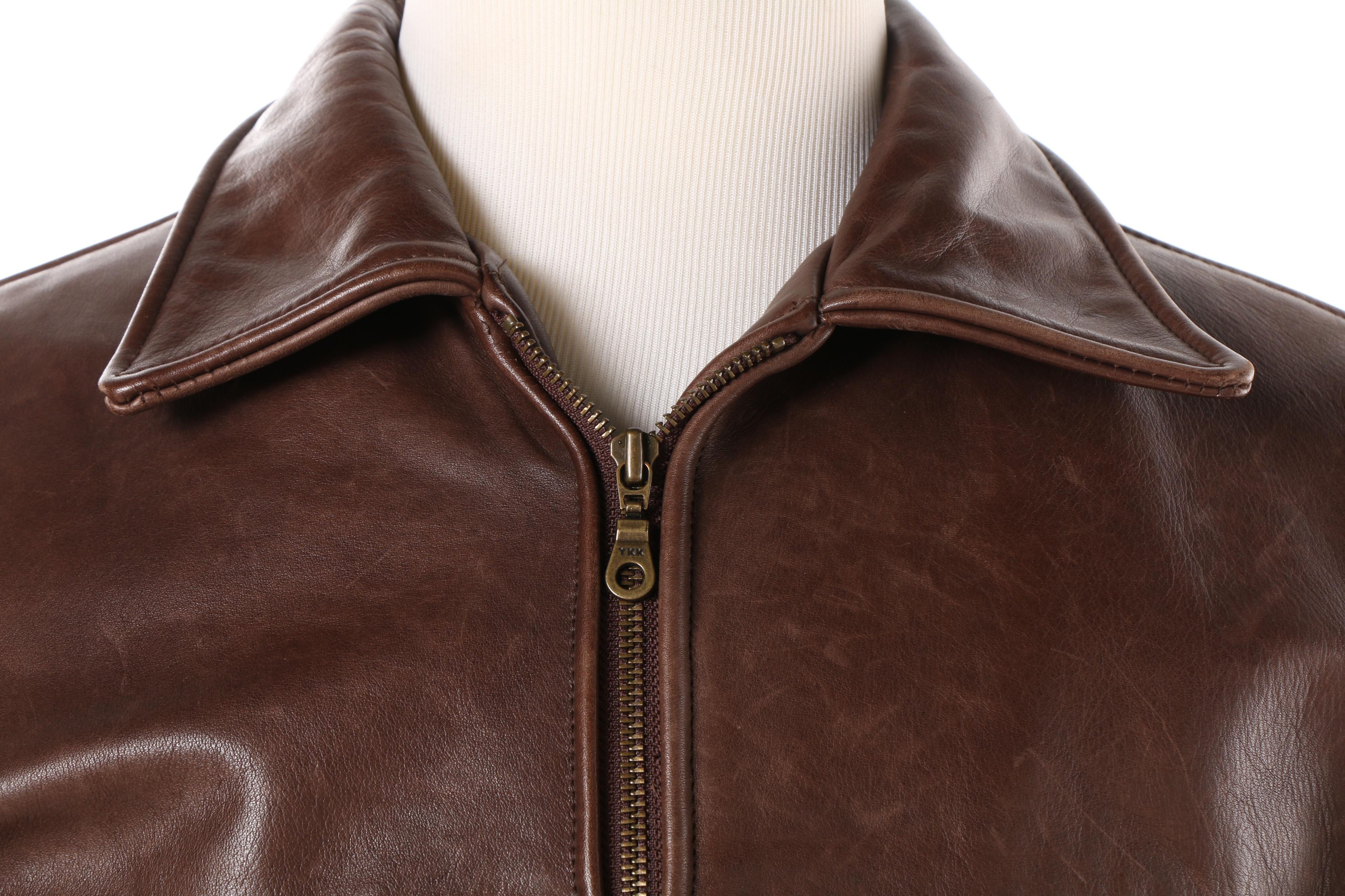 Men's Bod & Christensen Couture Brown Leather Jacket