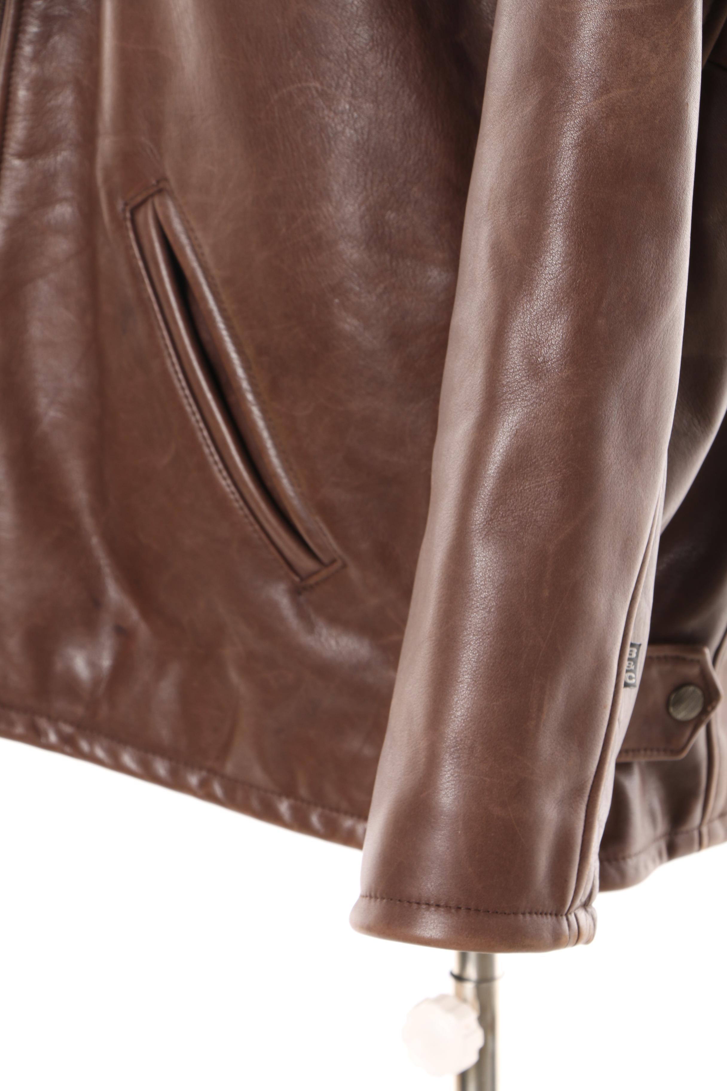 Men's Bod & Christensen Couture Brown Leather Jacket